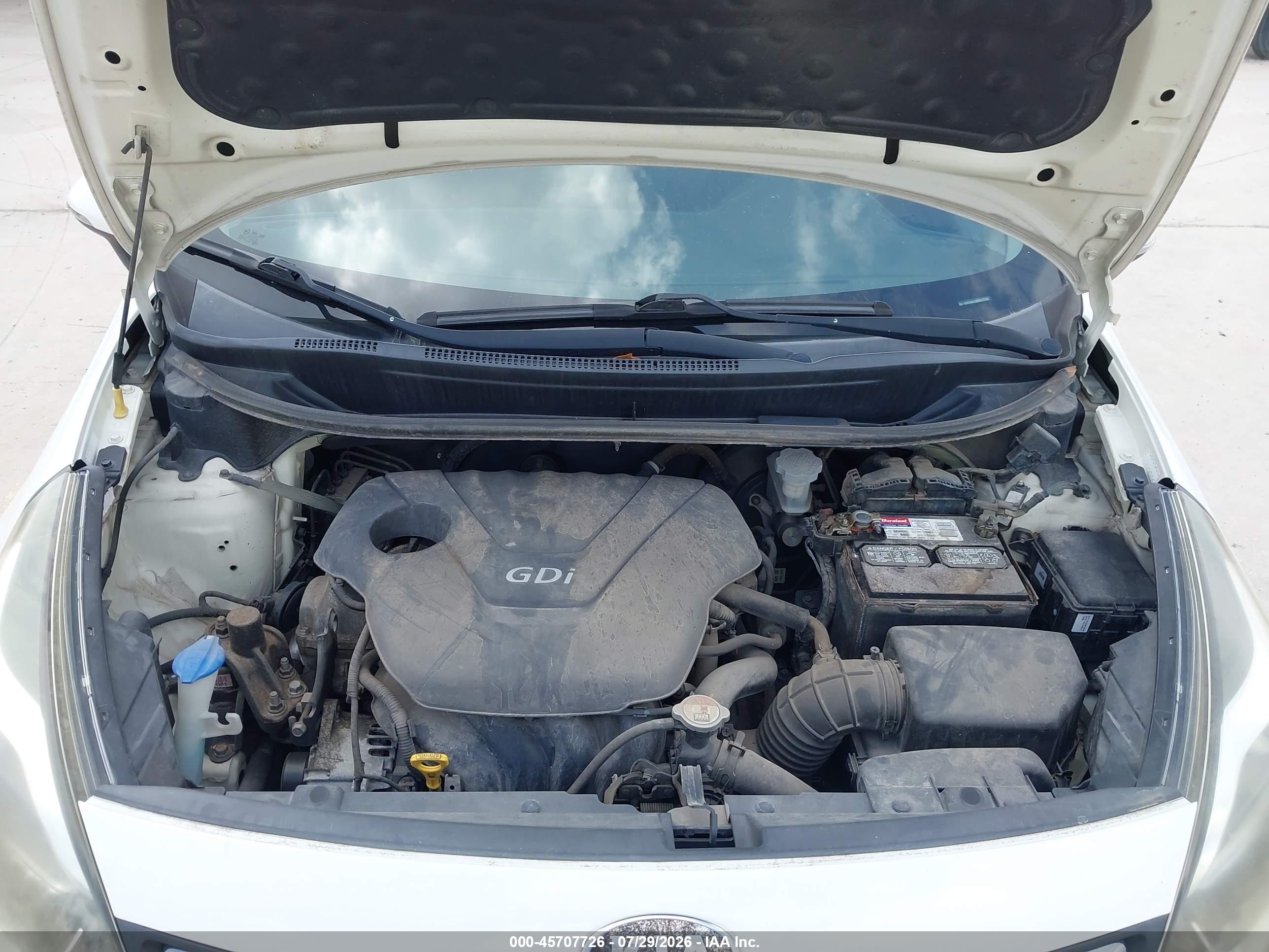 2013 Kia Rio Sx White vin: KNADN4A38D6271083