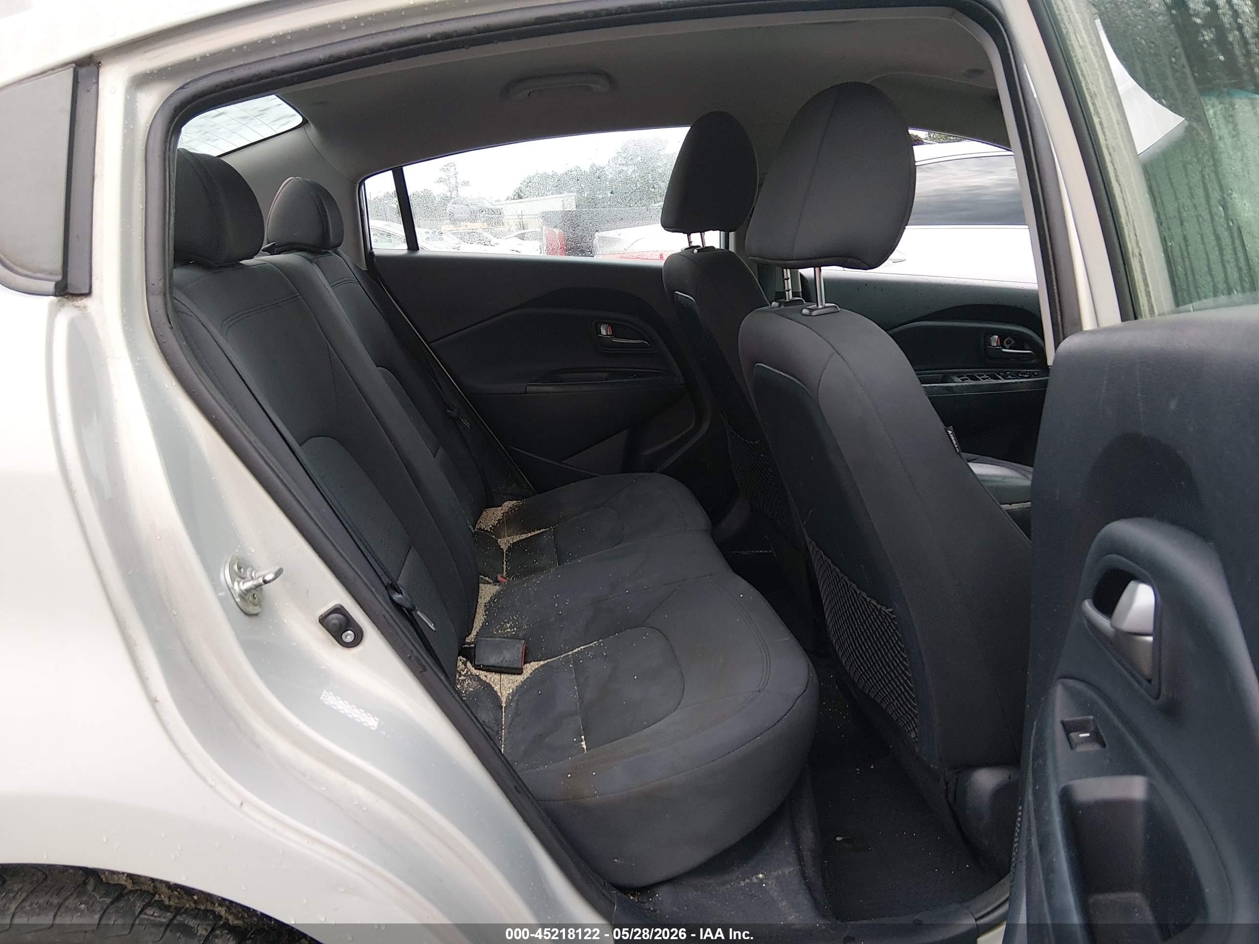 2013 Kia Rio Ex Gray vin: KNADN4A38D6283217