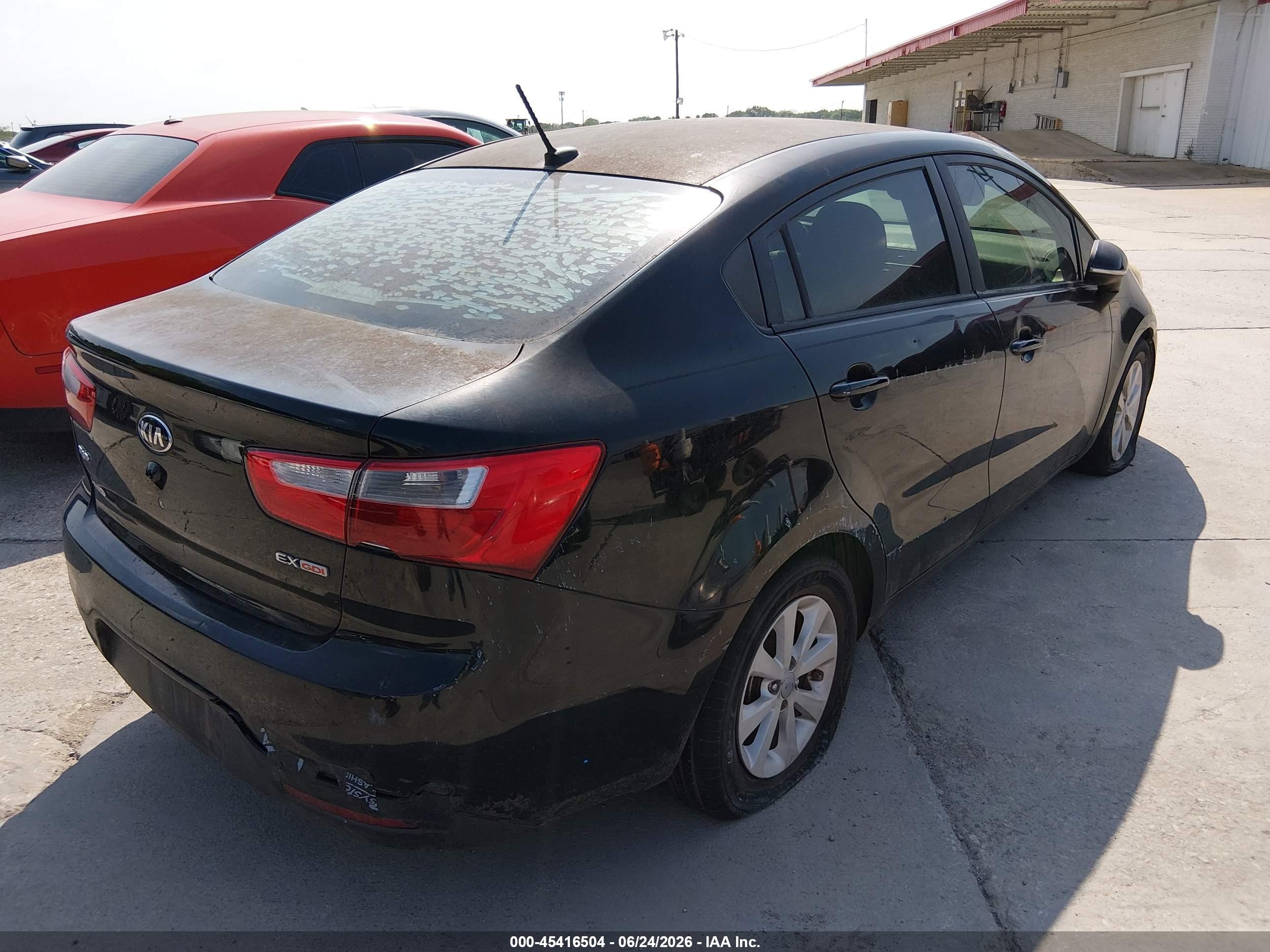 2013 Kia Rio Ex Black vin: KNADN4A38D6312392