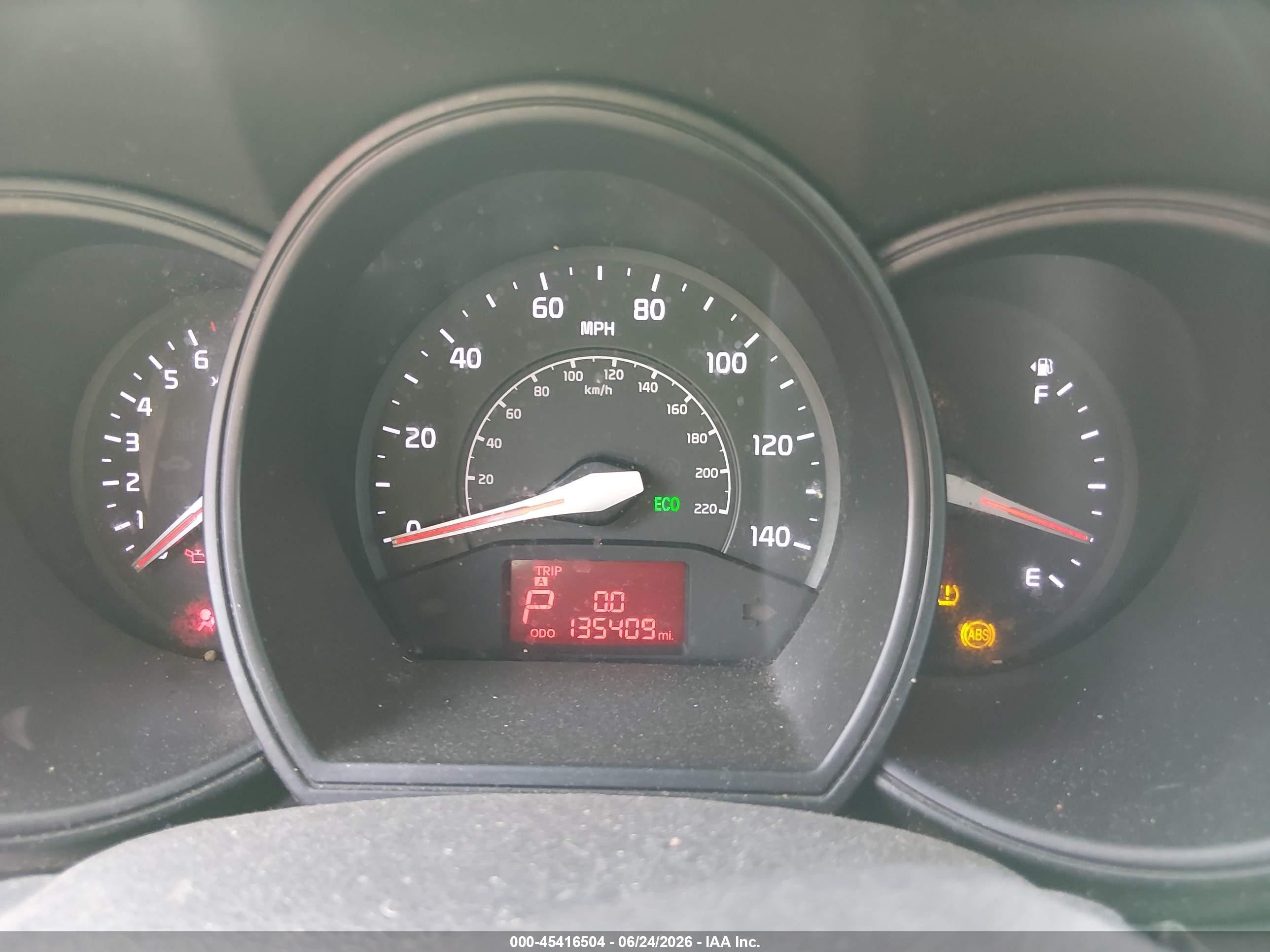 2013 Kia Rio Ex Black vin: KNADN4A38D6312392