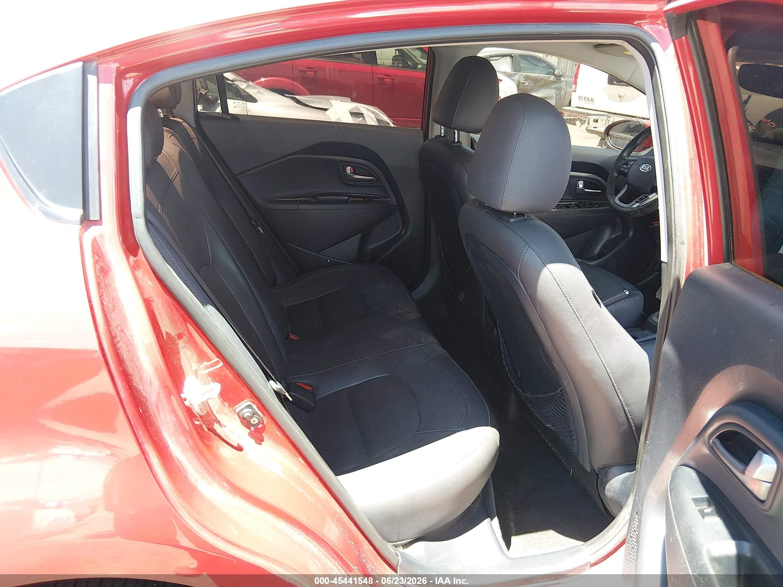 2012 Kia Rio Sx Красный vin: KNADN4A39C6084983