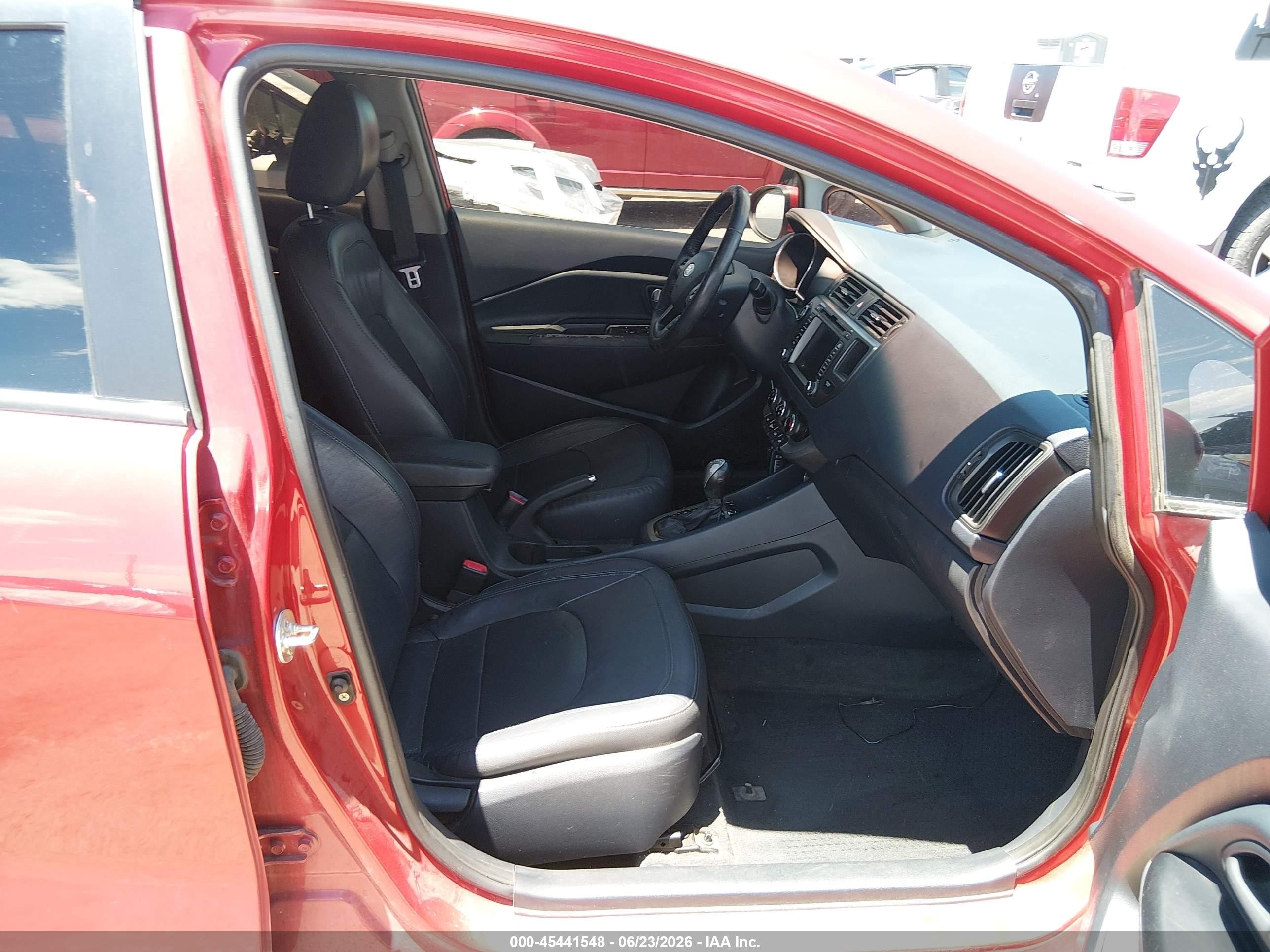 2012 Kia Rio Sx Красный vin: KNADN4A39C6084983