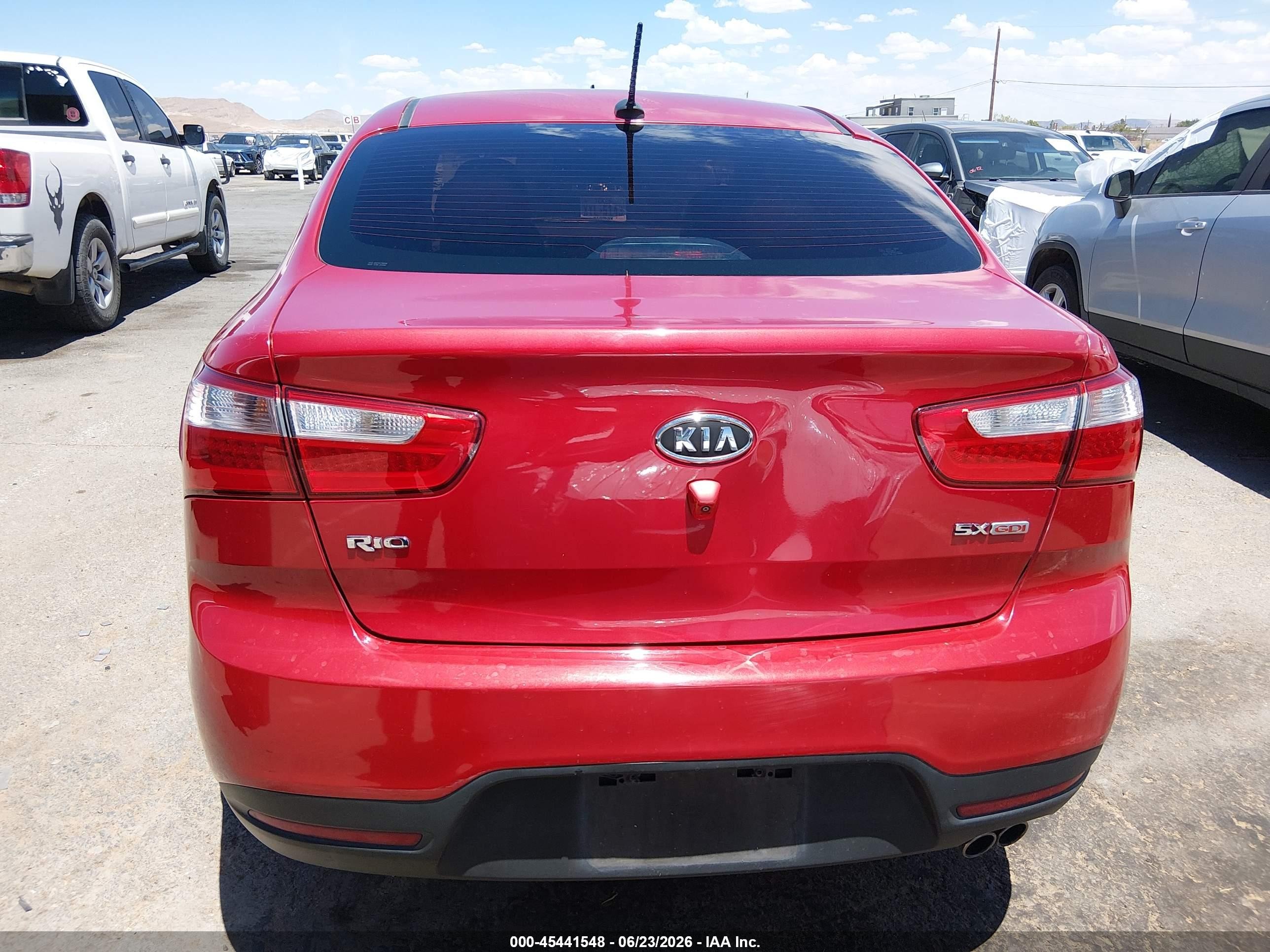 2012 Kia Rio Sx Красный vin: KNADN4A39C6084983