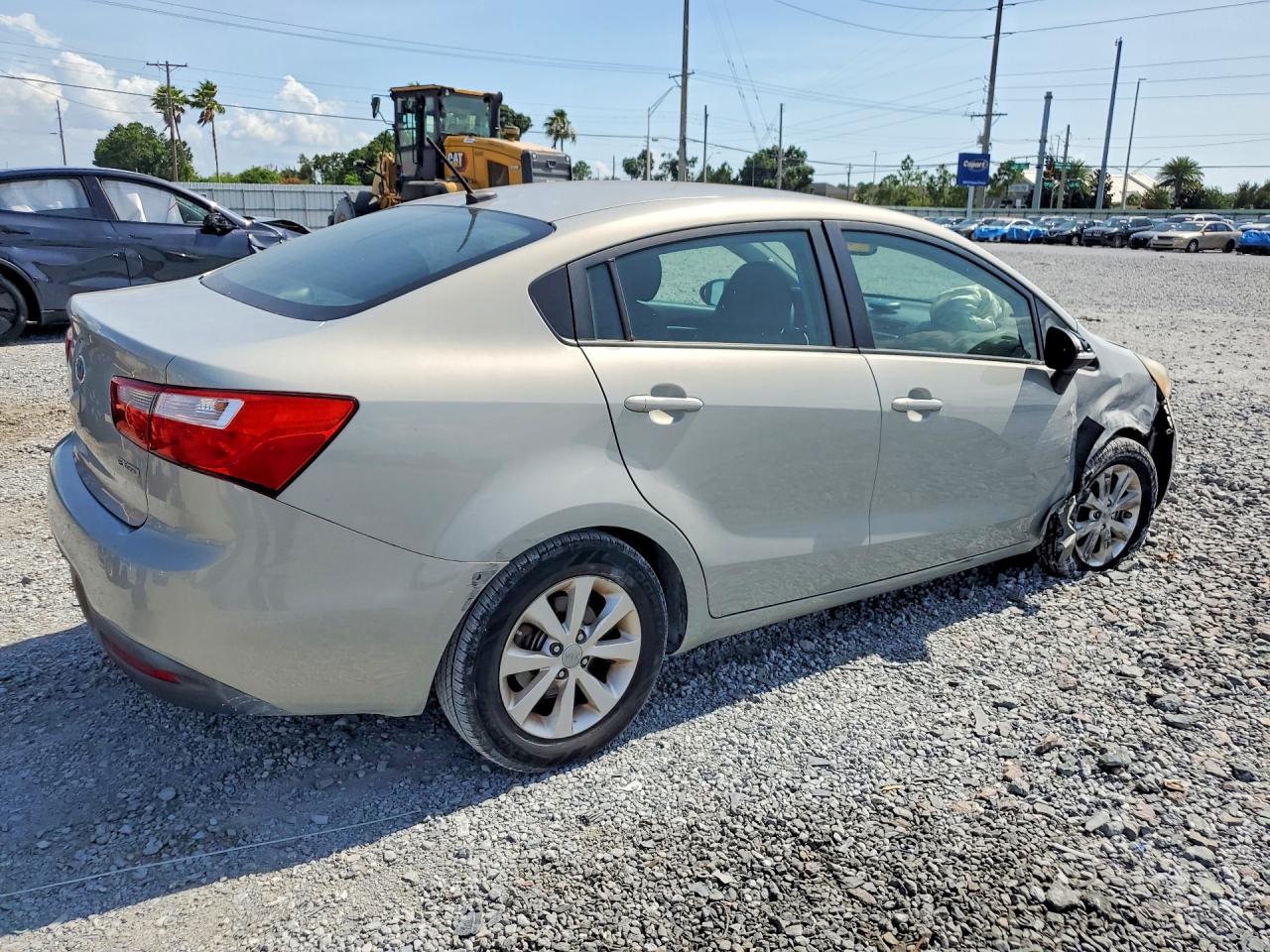 2012 Kia Rio Ex Silver vin: KNADN4A39C6090184