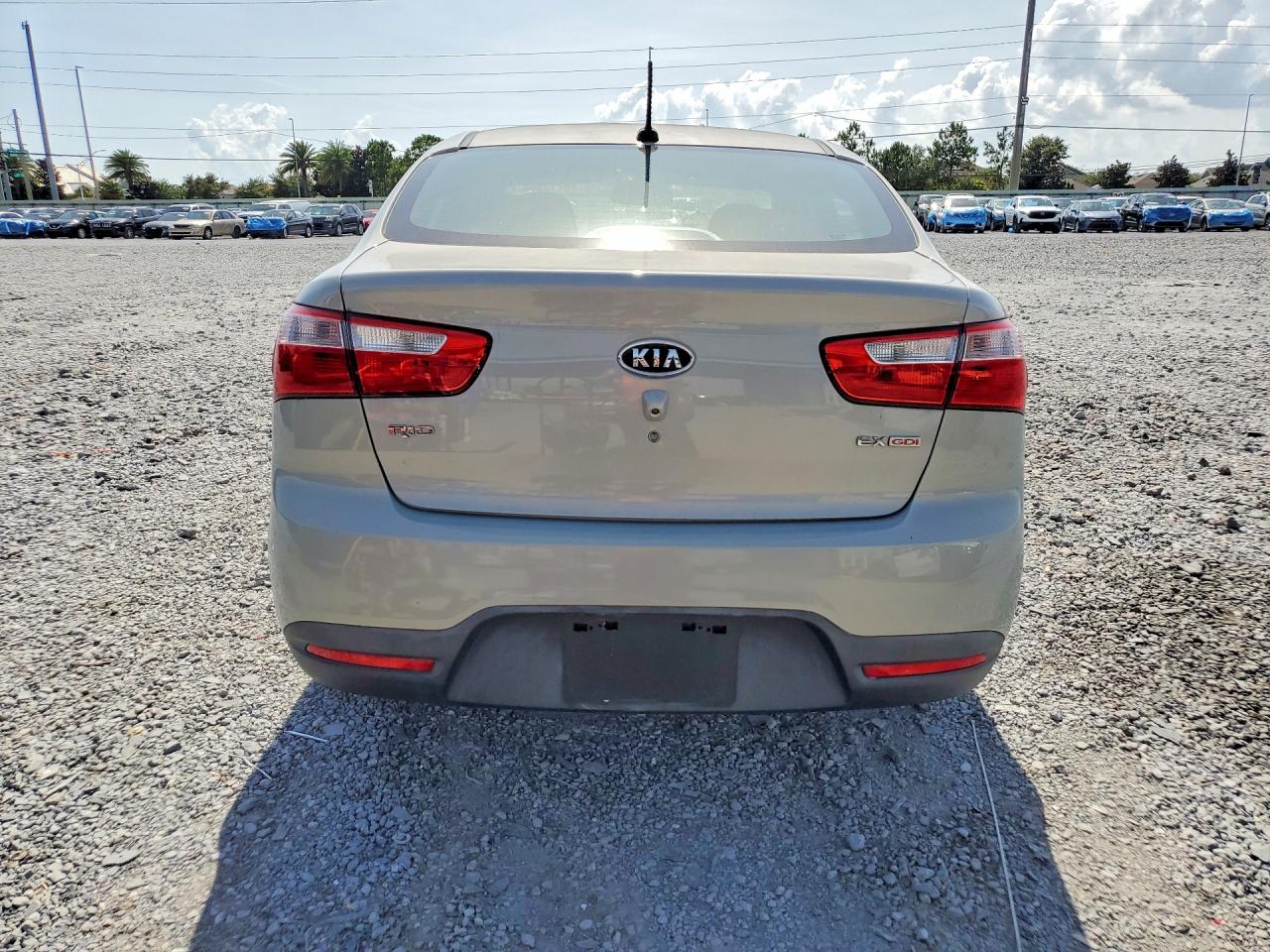 2012 Kia Rio Ex Silver vin: KNADN4A39C6090184