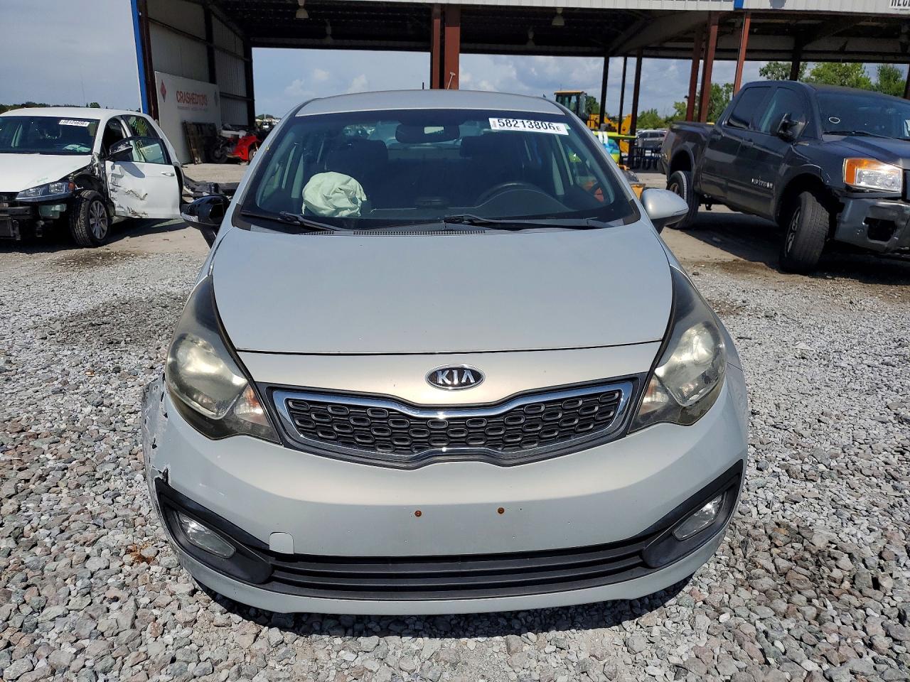 2012 Kia Rio Ex Silver vin: KNADN4A39C6090184