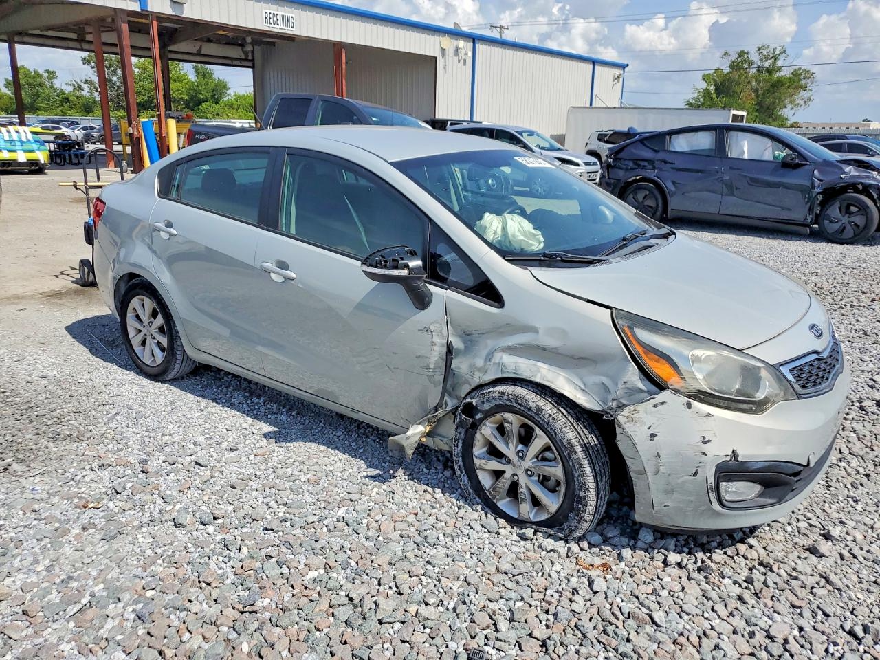 2012 Kia Rio Ex Silver vin: KNADN4A39C6090184