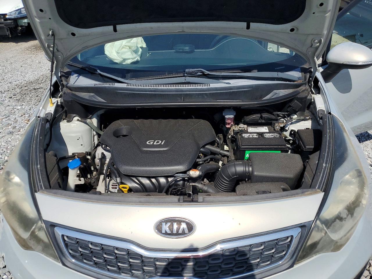 2012 Kia Rio Ex Silver vin: KNADN4A39C6090184