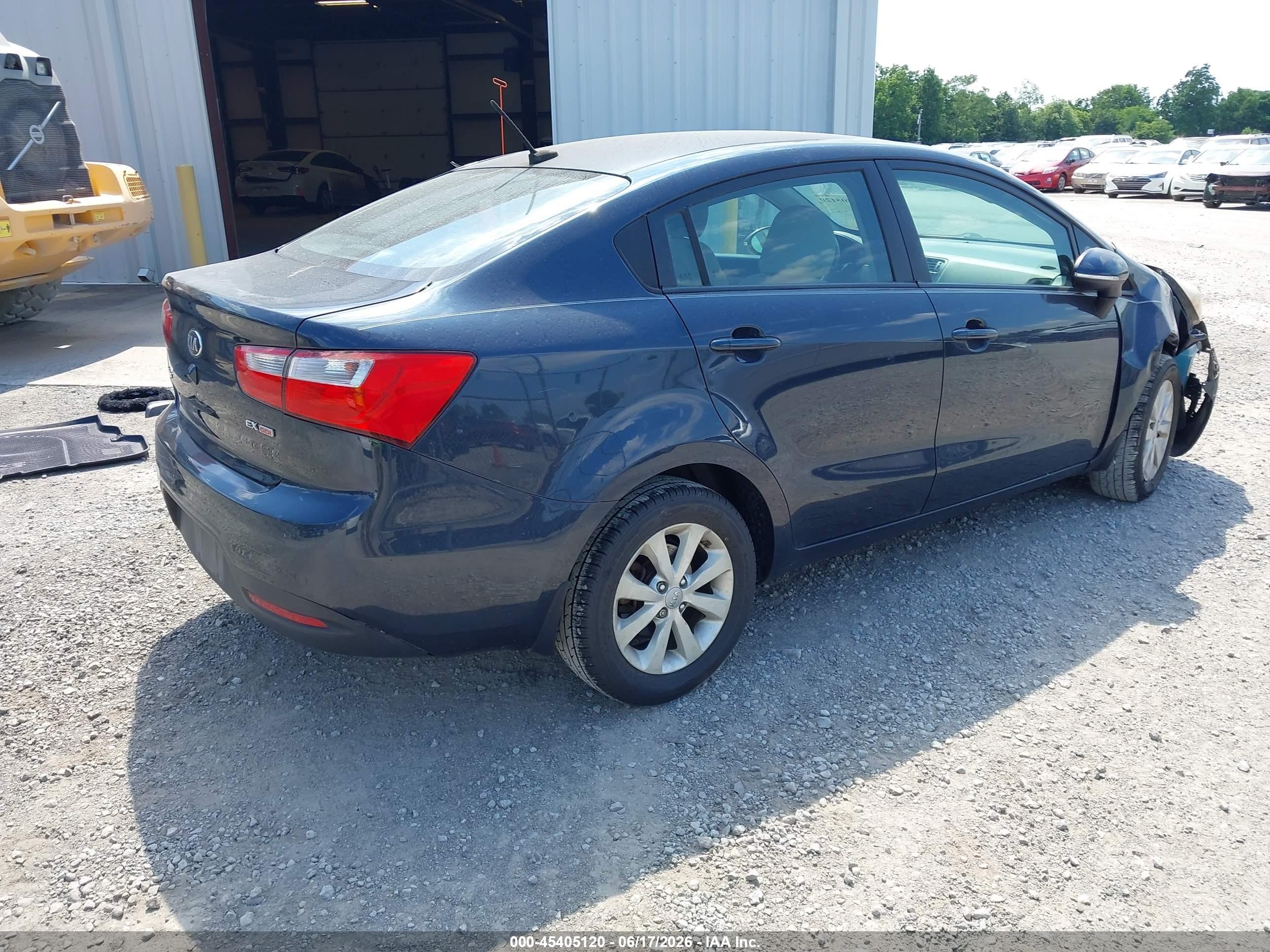 2013 Kia Rio Ex Black vin: KNADN4A39D6165824