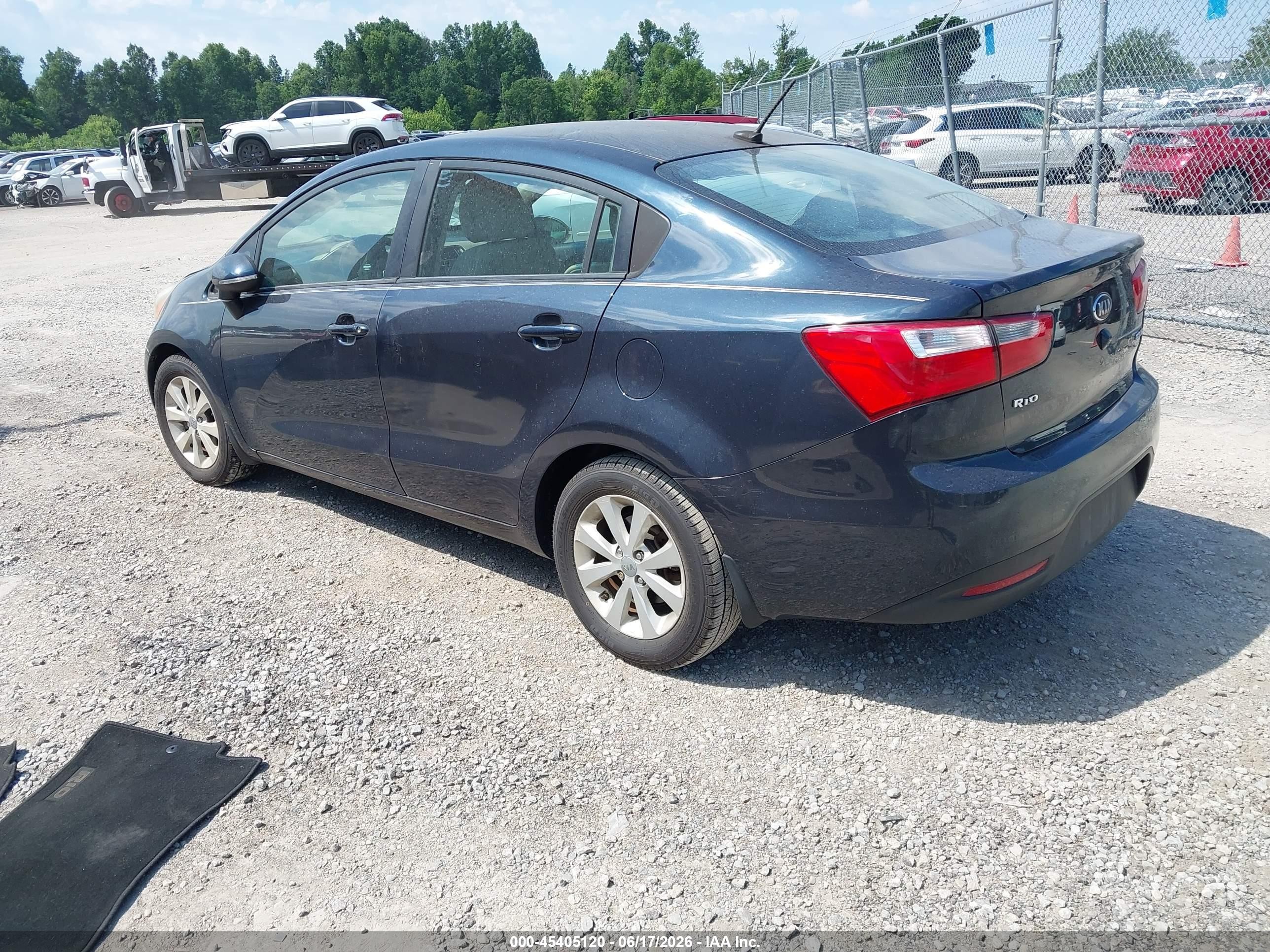 2013 Kia Rio Ex Black vin: KNADN4A39D6165824
