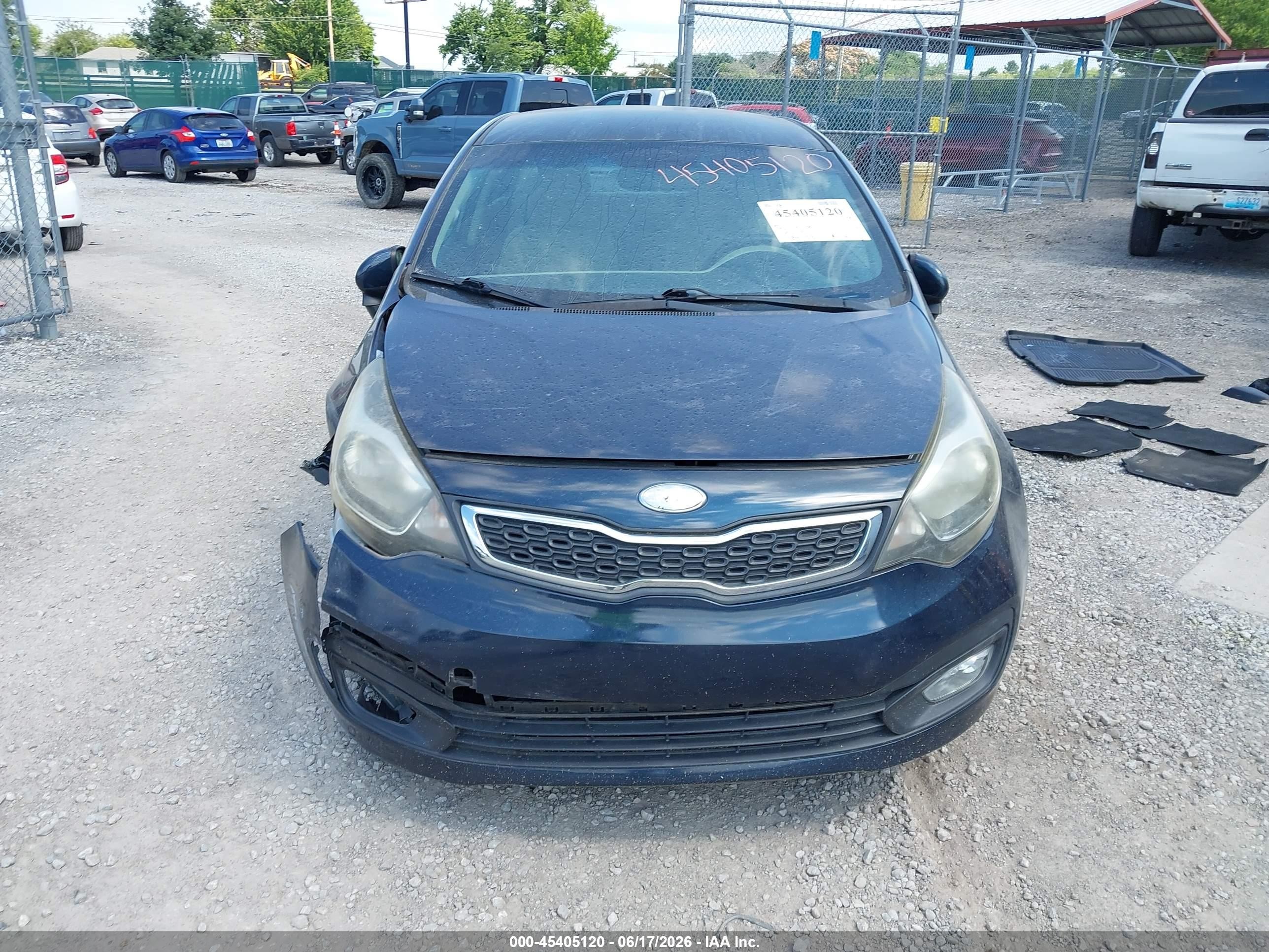 2013 Kia Rio Ex Black vin: KNADN4A39D6165824