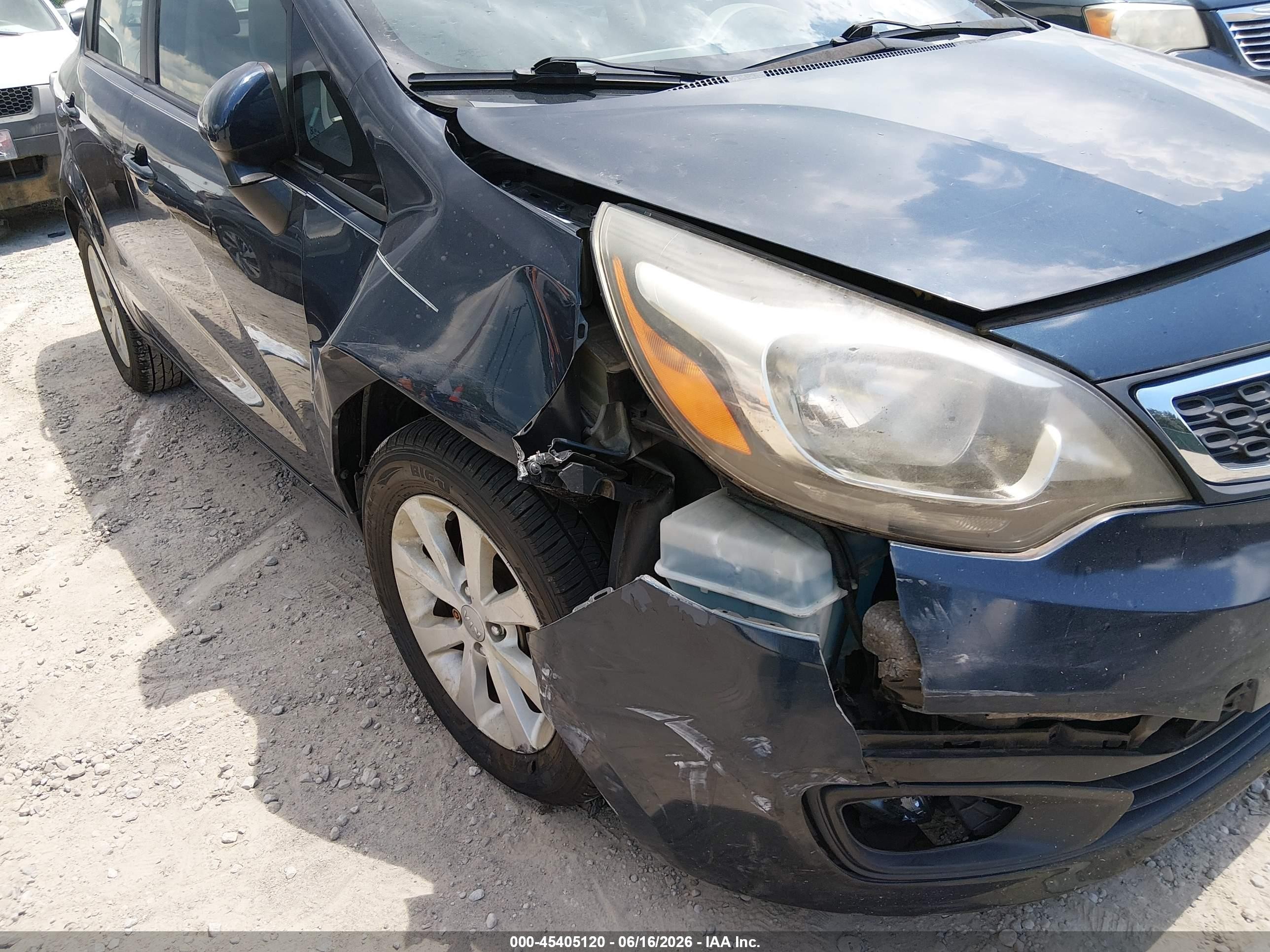 2013 Kia Rio Ex Black vin: KNADN4A39D6165824