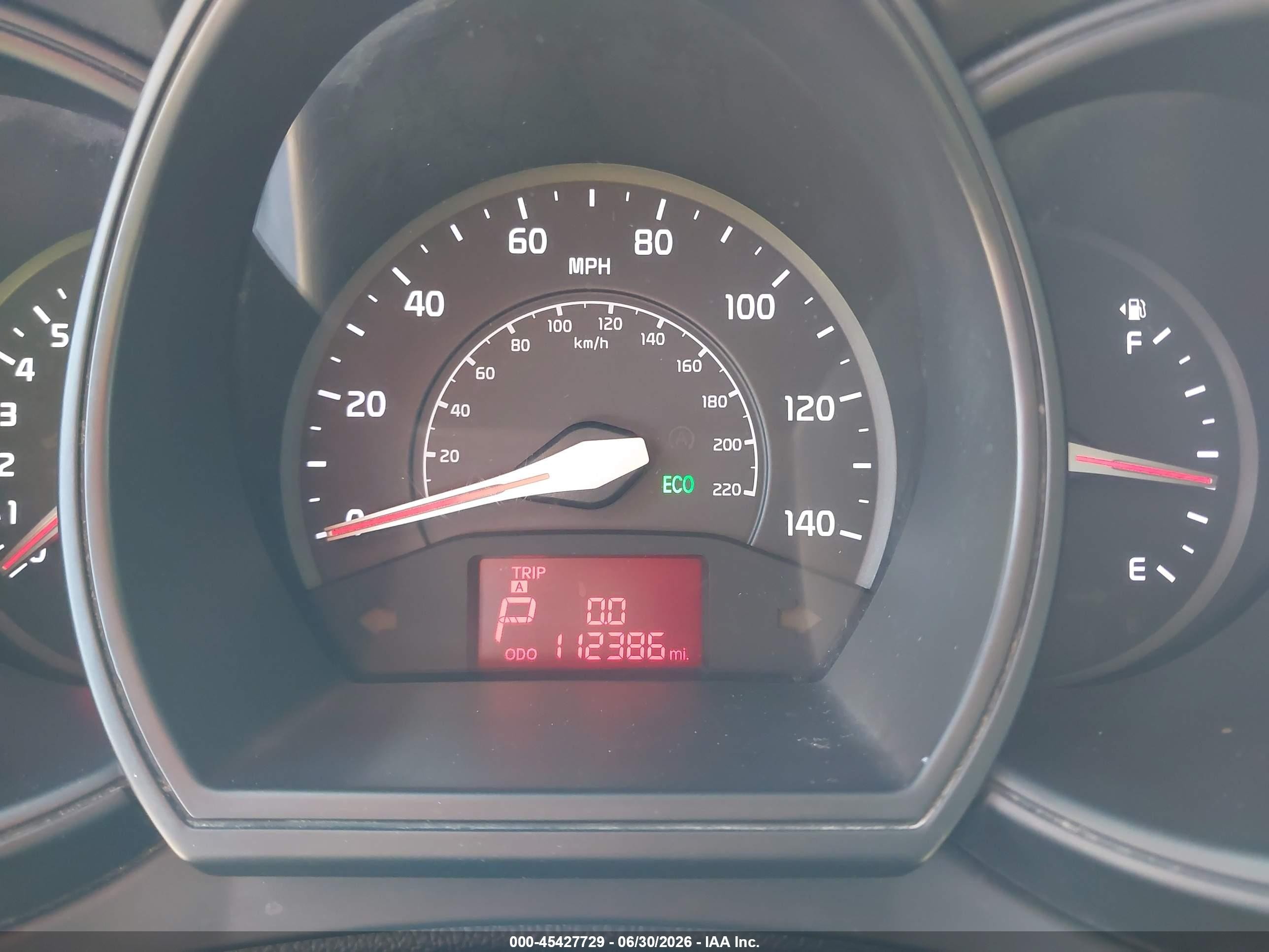 2013 Kia Rio Ex Красный vin: KNADN4A39D6211300
