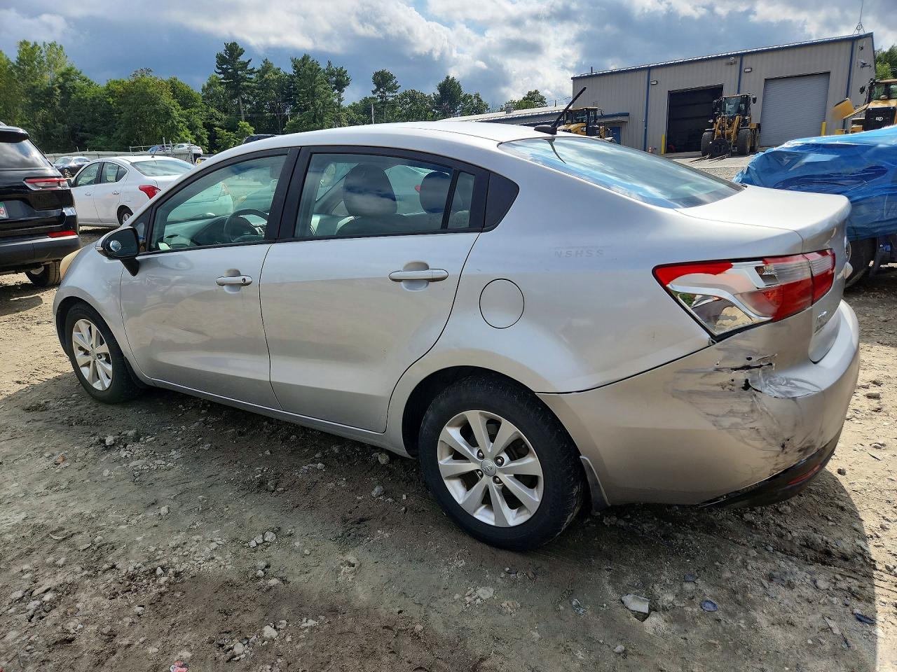 2013 Kia Rio Ex Silver vin: KNADN4A39D6226511