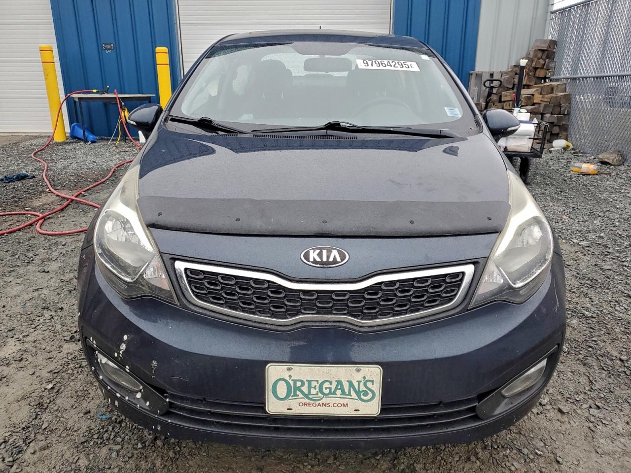 2013 Kia Rio Ex Charcoal vin: KNADN4A39D6290287