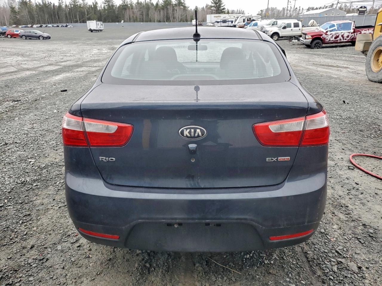 2013 Kia Rio Ex Charcoal vin: KNADN4A39D6290287