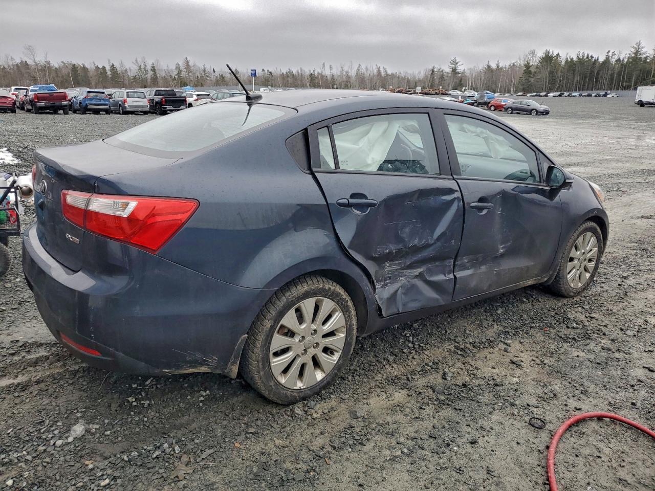 2013 Kia Rio Ex Charcoal vin: KNADN4A39D6290287