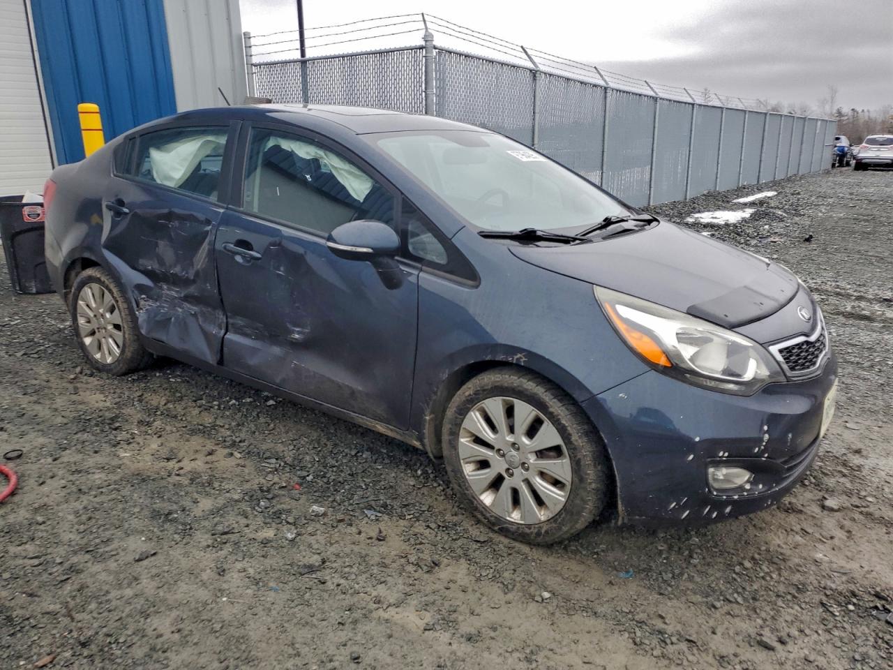 2013 Kia Rio Ex Charcoal vin: KNADN4A39D6290287