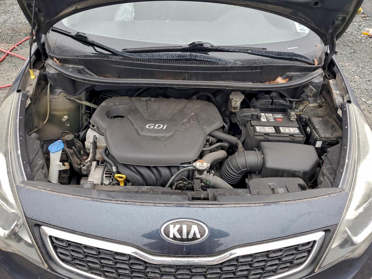 2013 Kia Rio Ex Charcoal vin: KNADN4A39D6290287