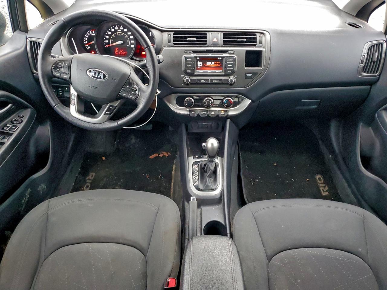 2013 Kia Rio Ex Charcoal vin: KNADN4A39D6290287