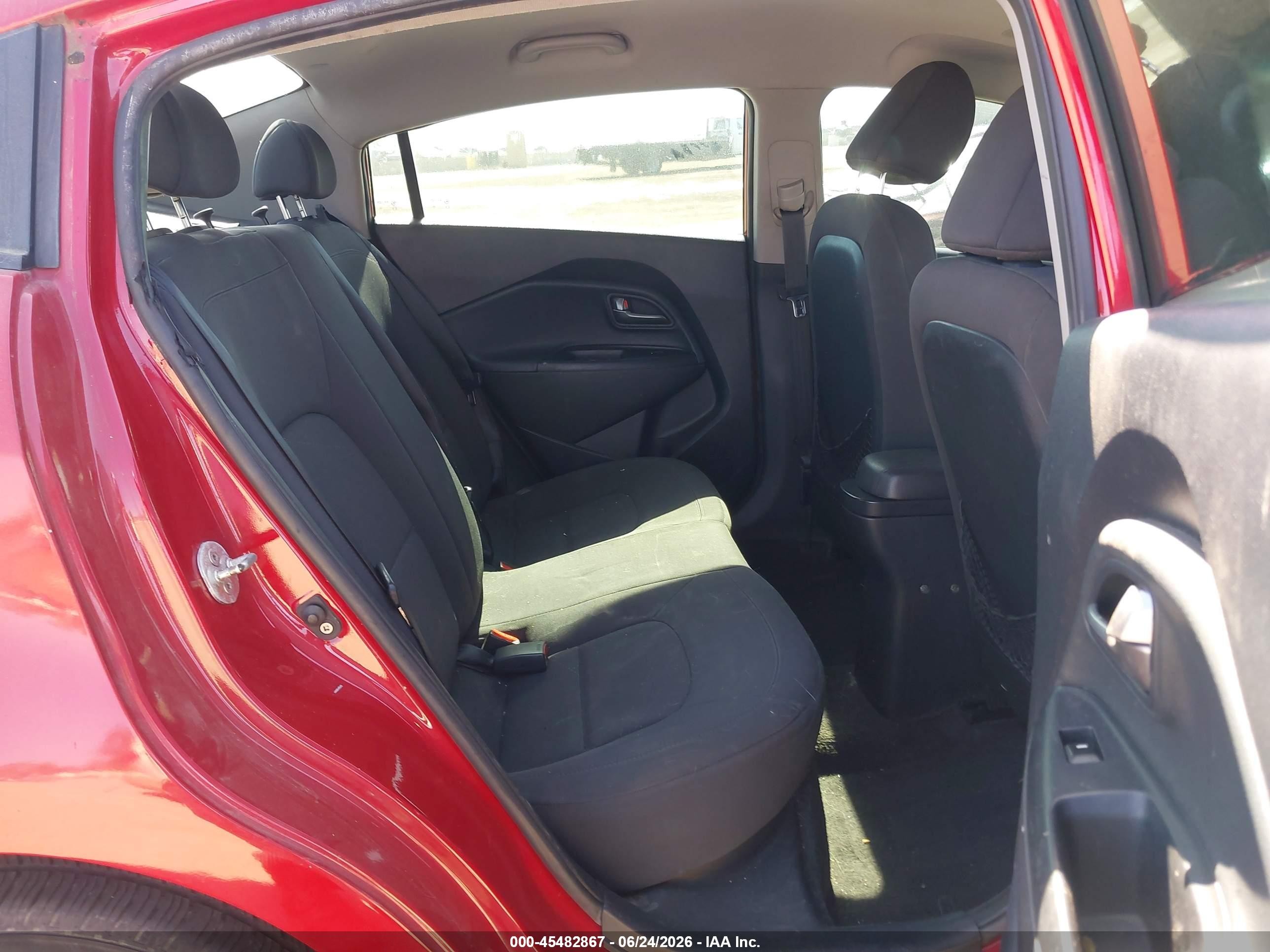 2013 Kia Rio Ex Red vin: KNADN4A3XD6099672