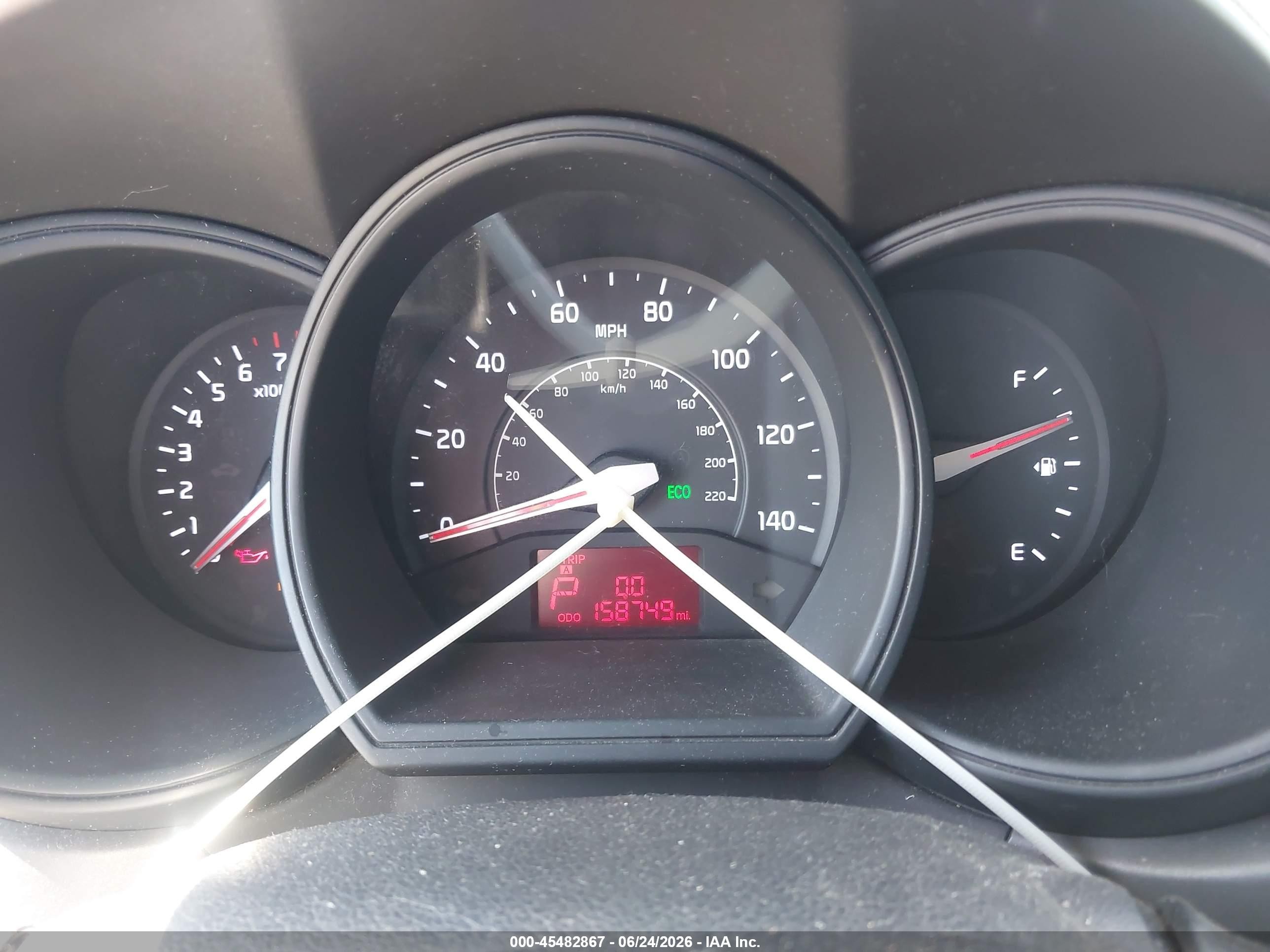 2013 Kia Rio Ex Red vin: KNADN4A3XD6099672