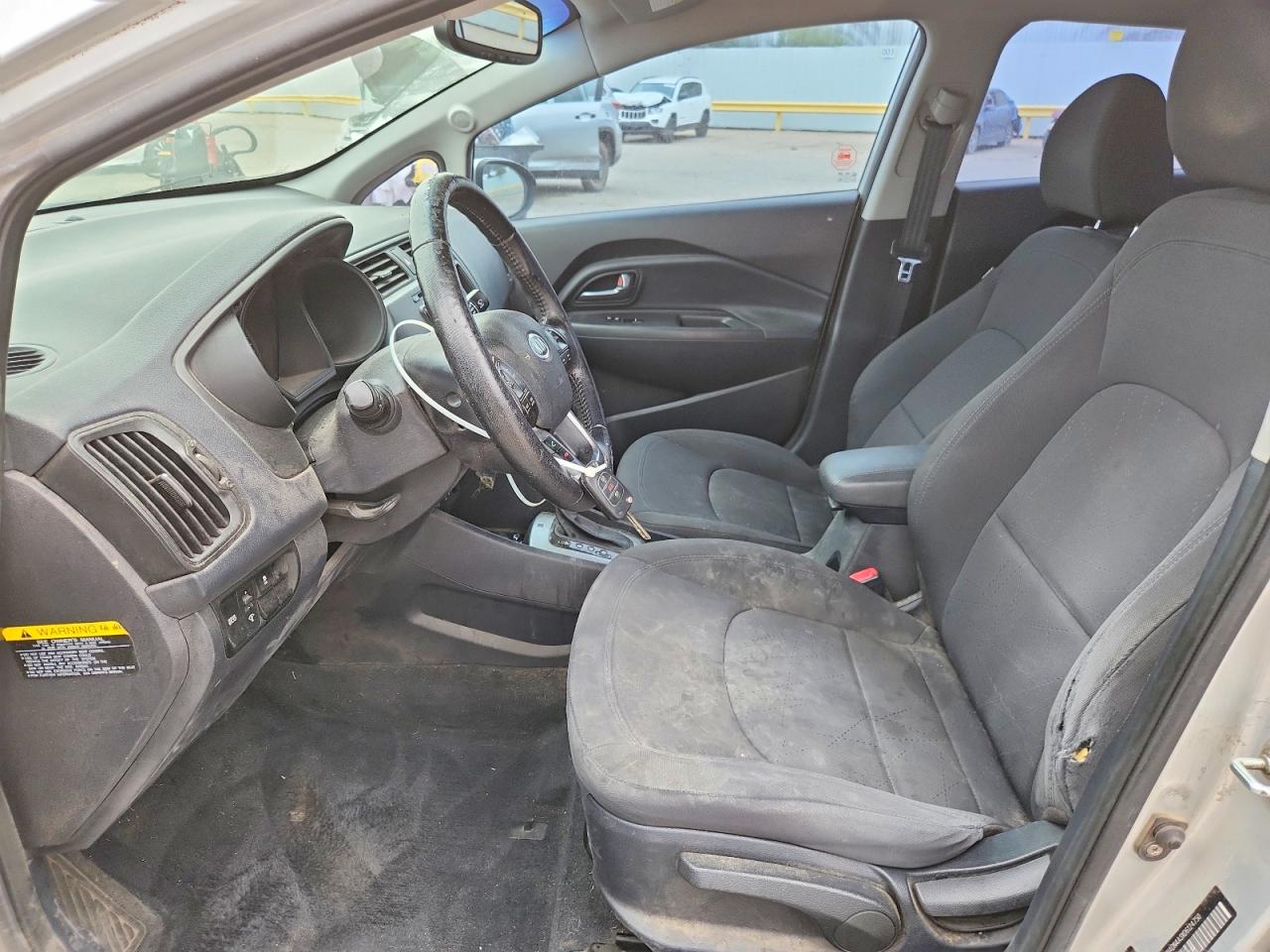 2013 Kia Rio Ex Silver vin: KNADN4A3XD6124750