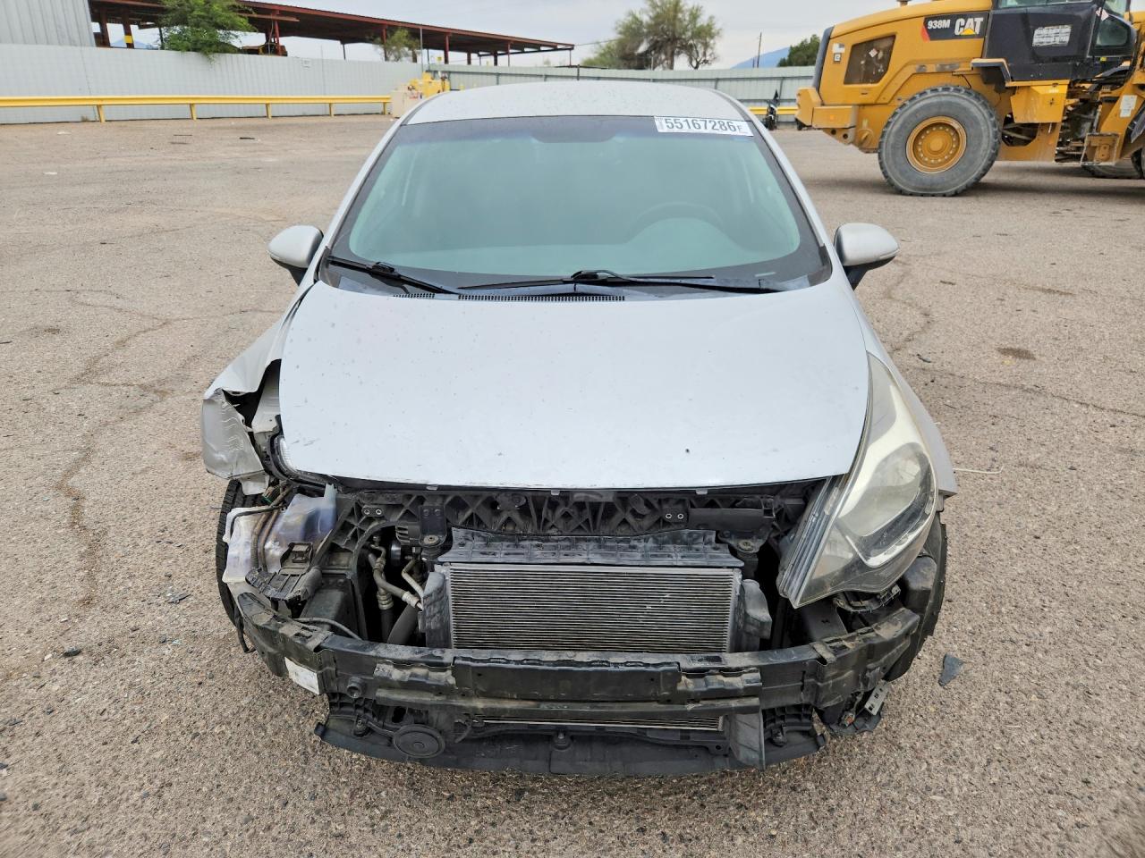 2013 Kia Rio Ex Silver vin: KNADN4A3XD6124750