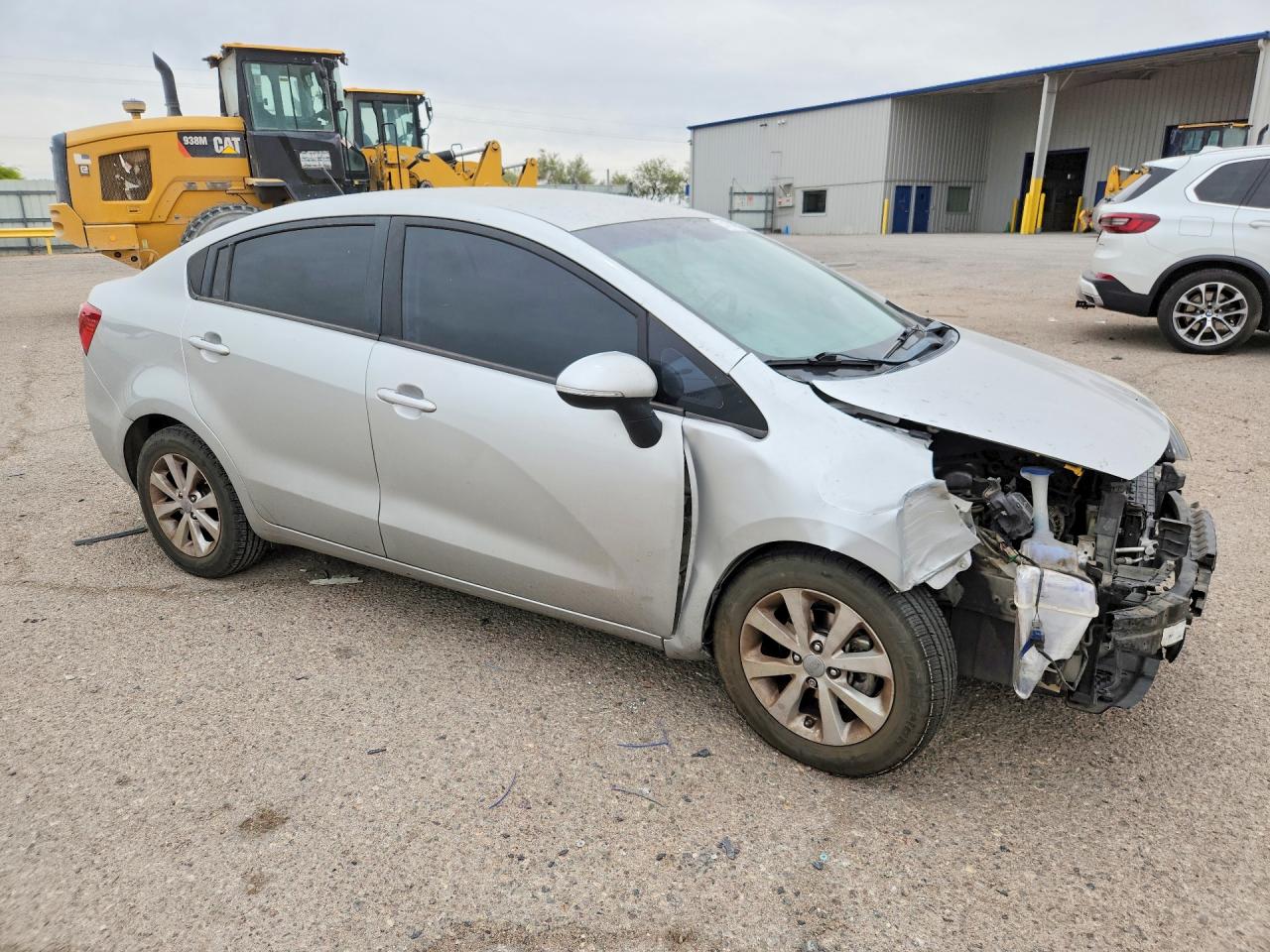 2013 Kia Rio Ex Silver vin: KNADN4A3XD6124750