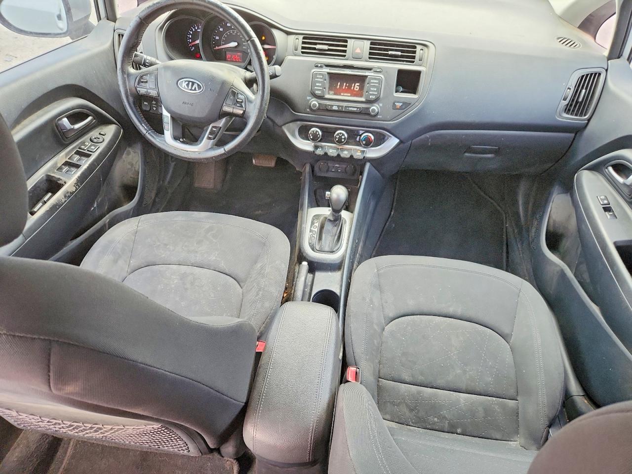 2013 Kia Rio Ex Silver vin: KNADN4A3XD6124750