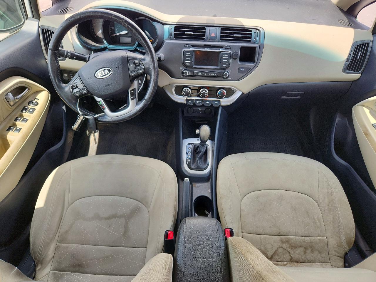 2013 Kia Rio Ex White vin: KNADN4A3XD6131004