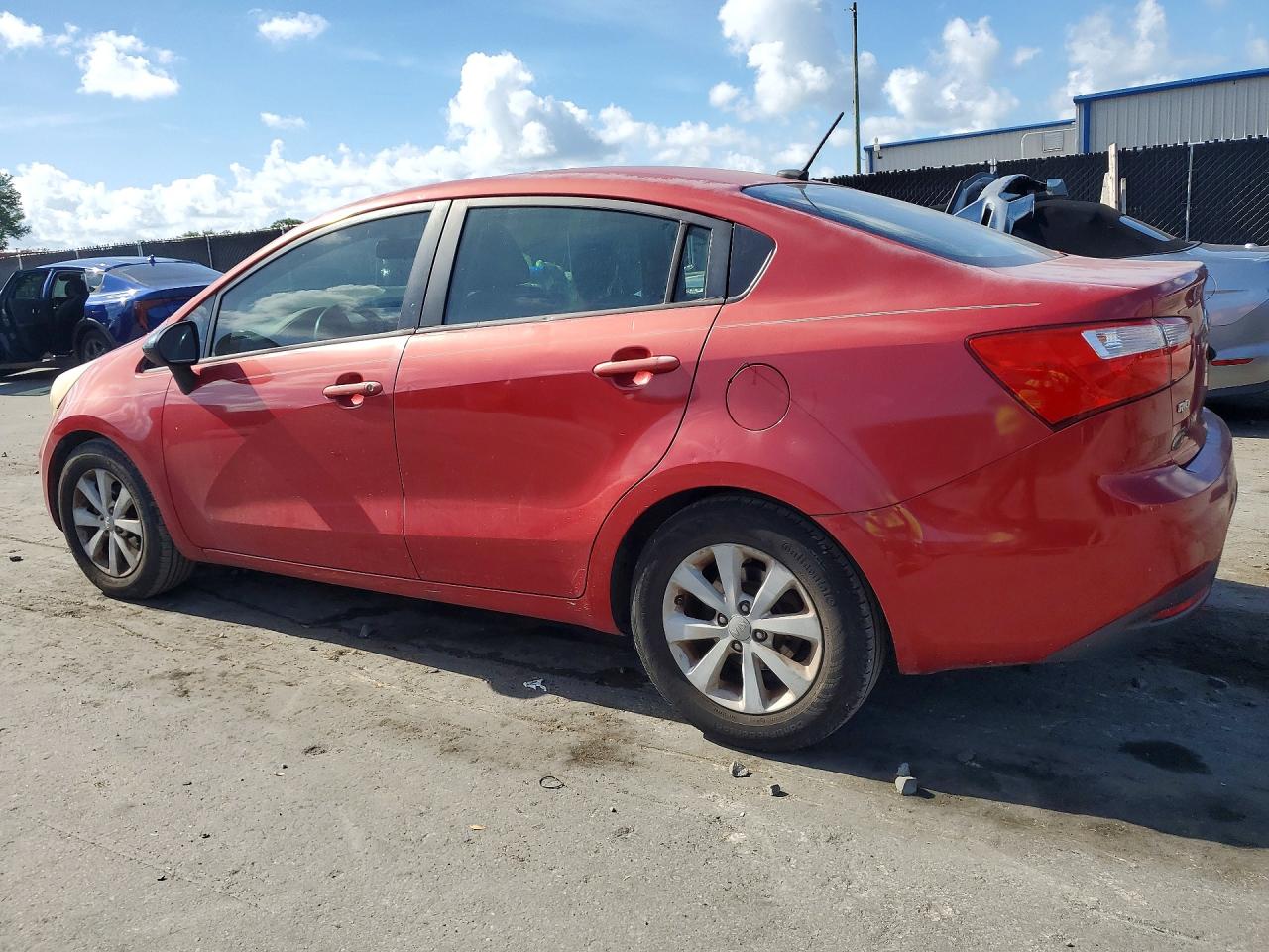 2013 Kia Rio Ex Red vin: KNADN4A3XD6141063