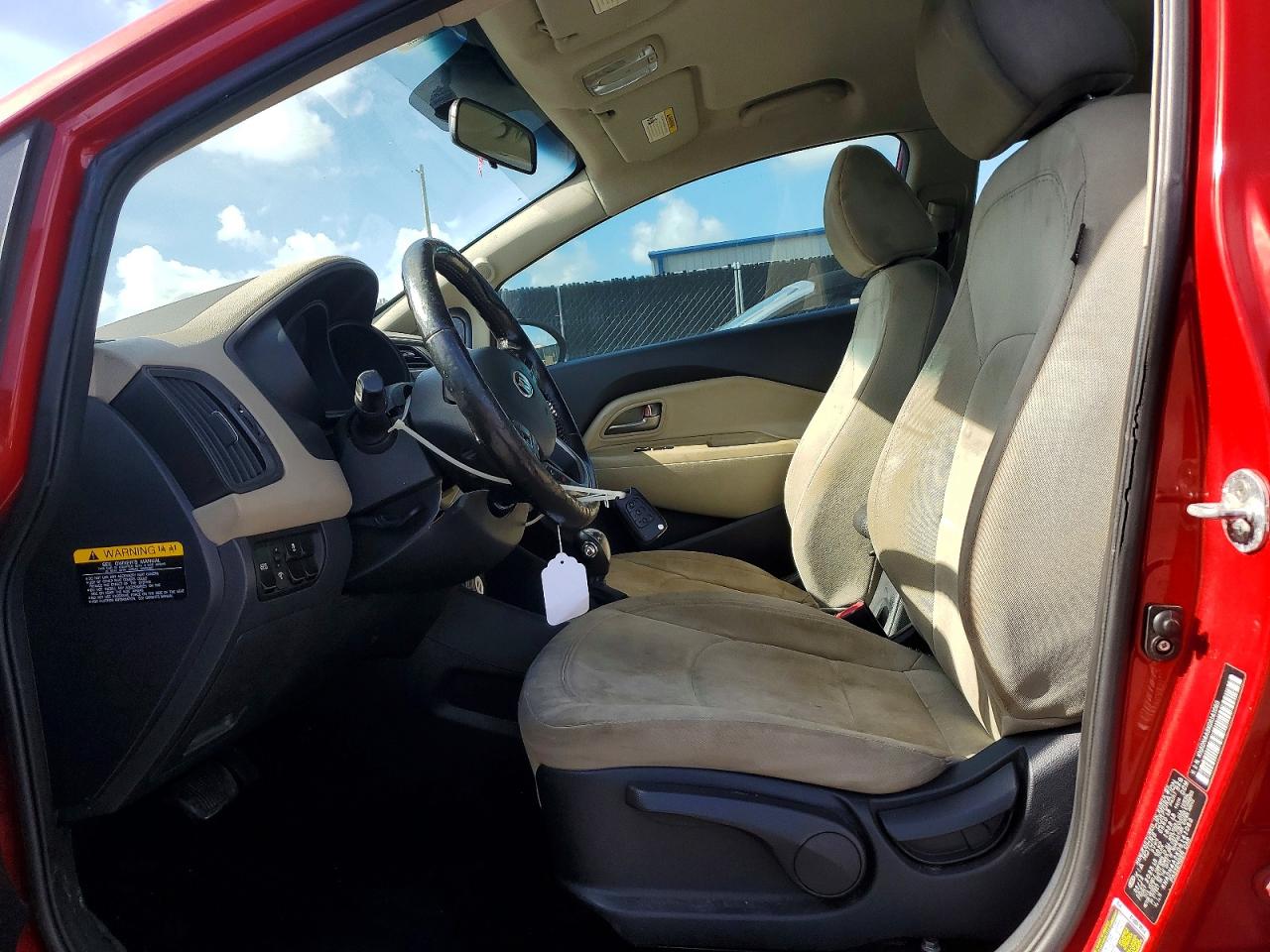 2013 Kia Rio Ex Red vin: KNADN4A3XD6141063