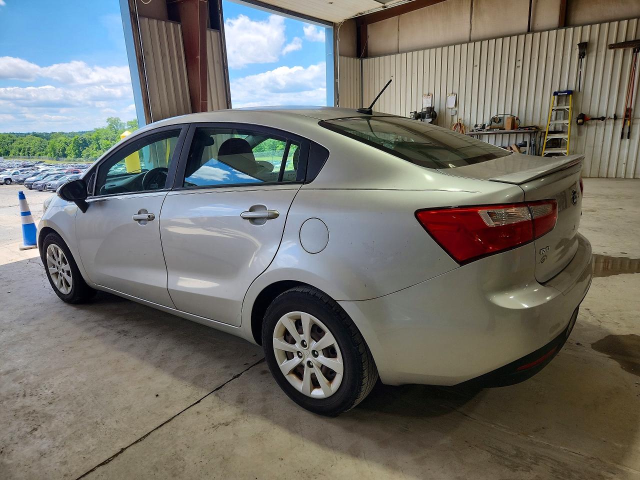 2013 Kia Rio Ex Silver vin: KNADN4A3XD6178906