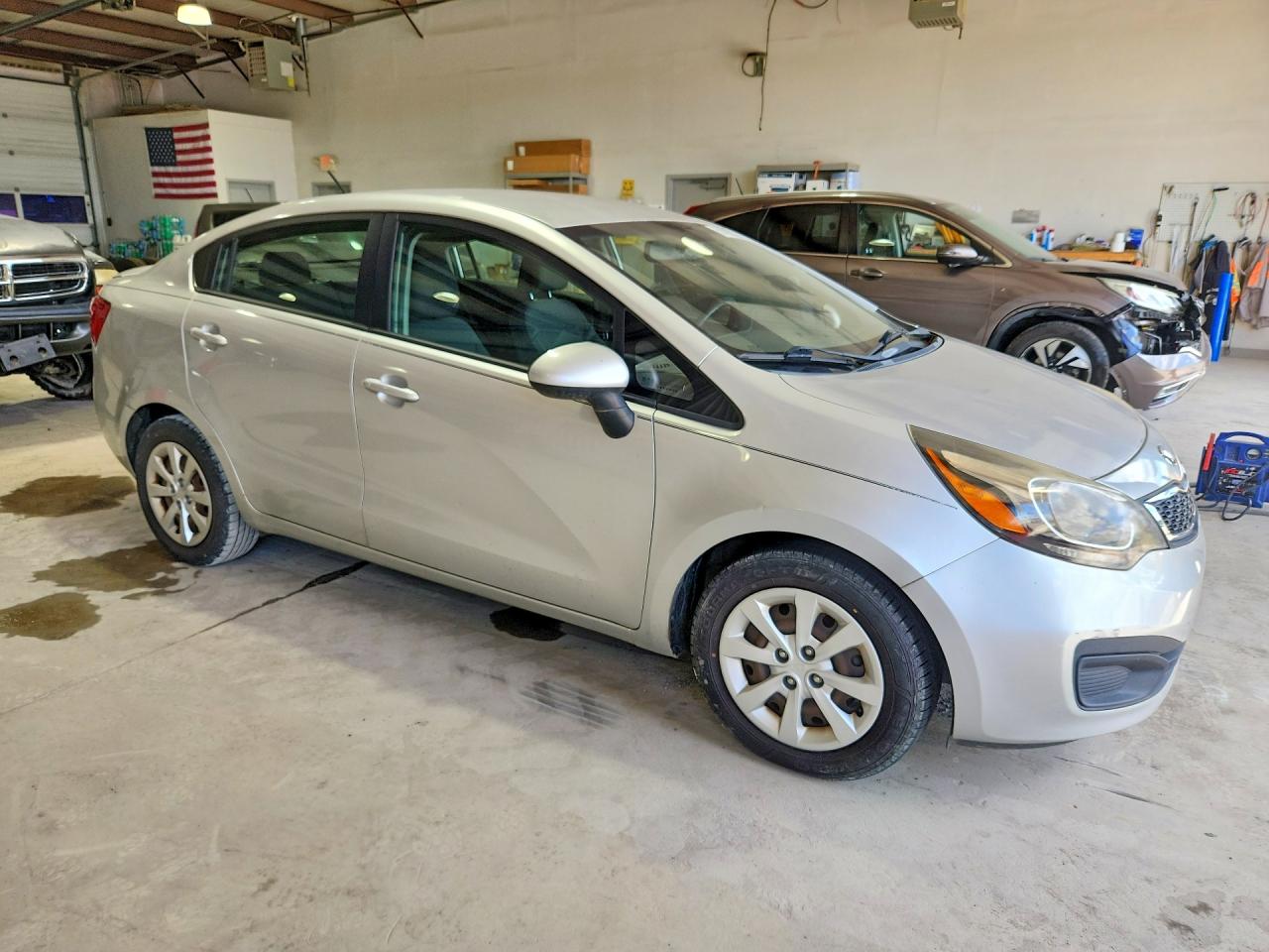 2013 Kia Rio Ex Silver vin: KNADN4A3XD6178906