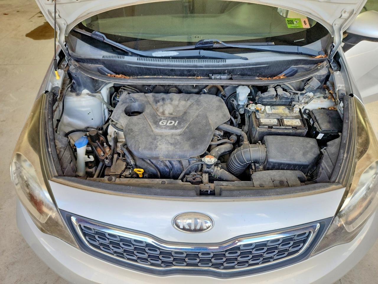 2013 Kia Rio Ex Silver vin: KNADN4A3XD6178906