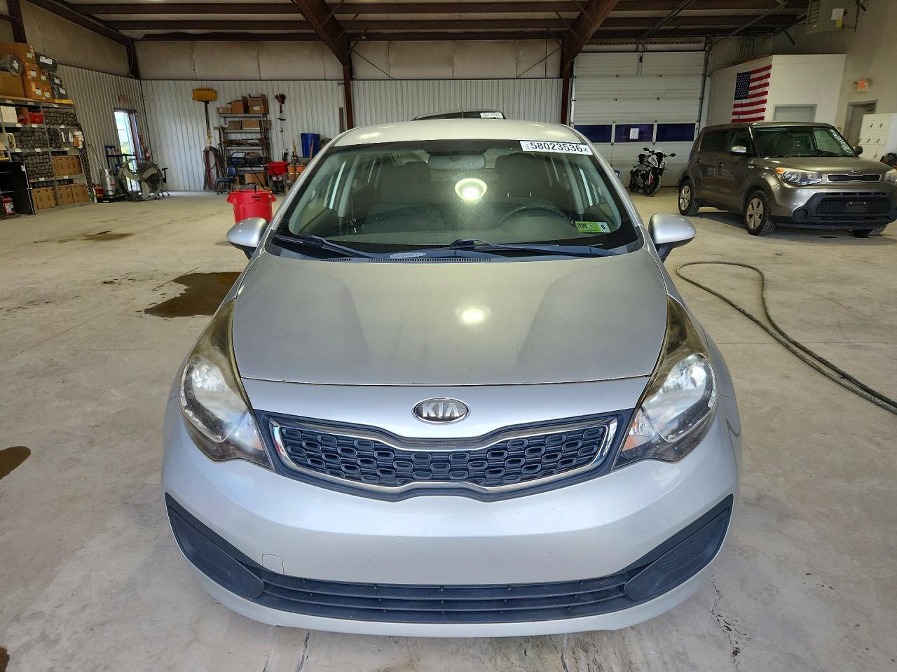 2013 Kia Rio Ex Silver vin: KNADN4A3XD6178906