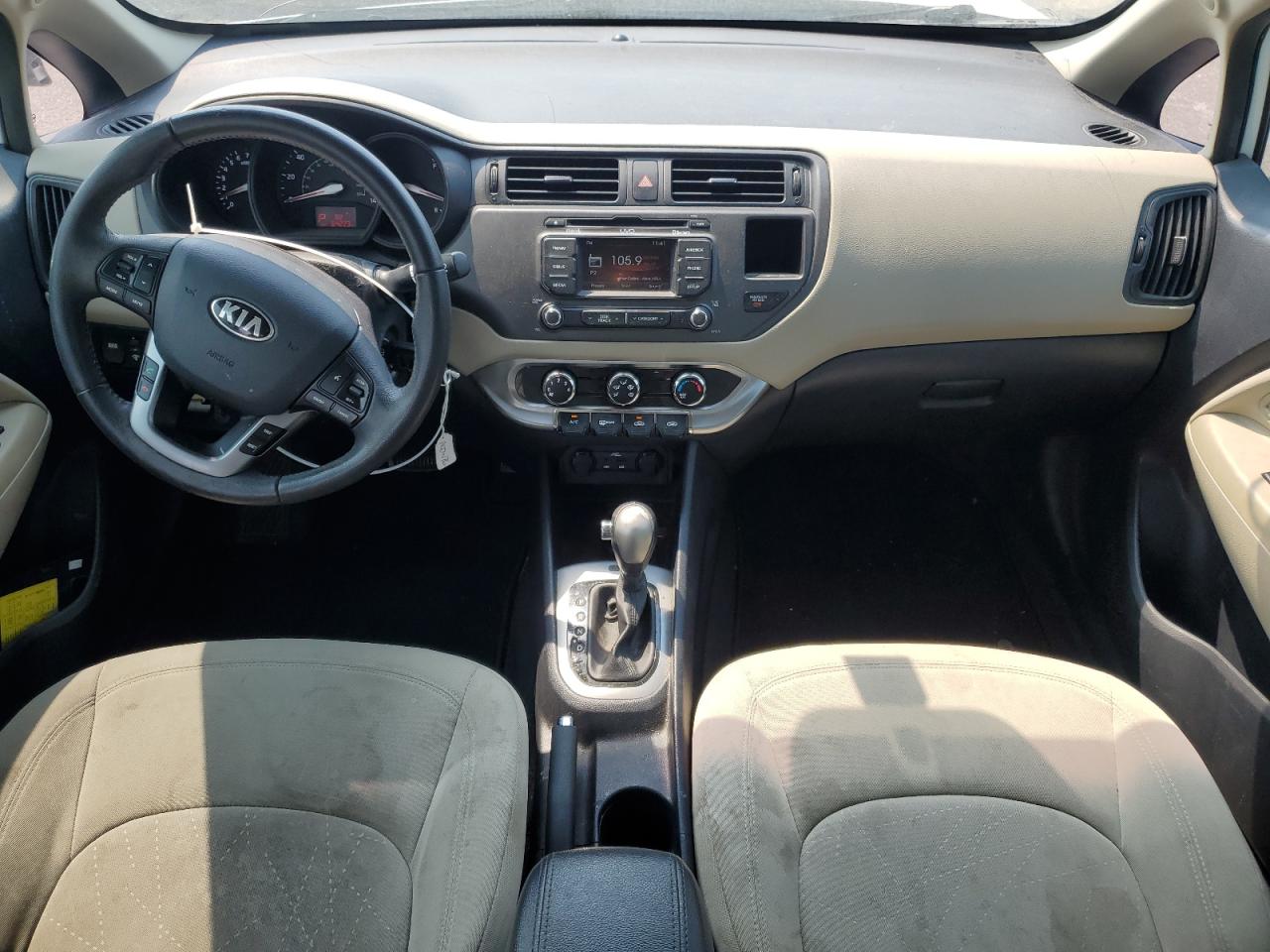 2013 Kia Rio Ex White vin: KNADN4A3XD6229949