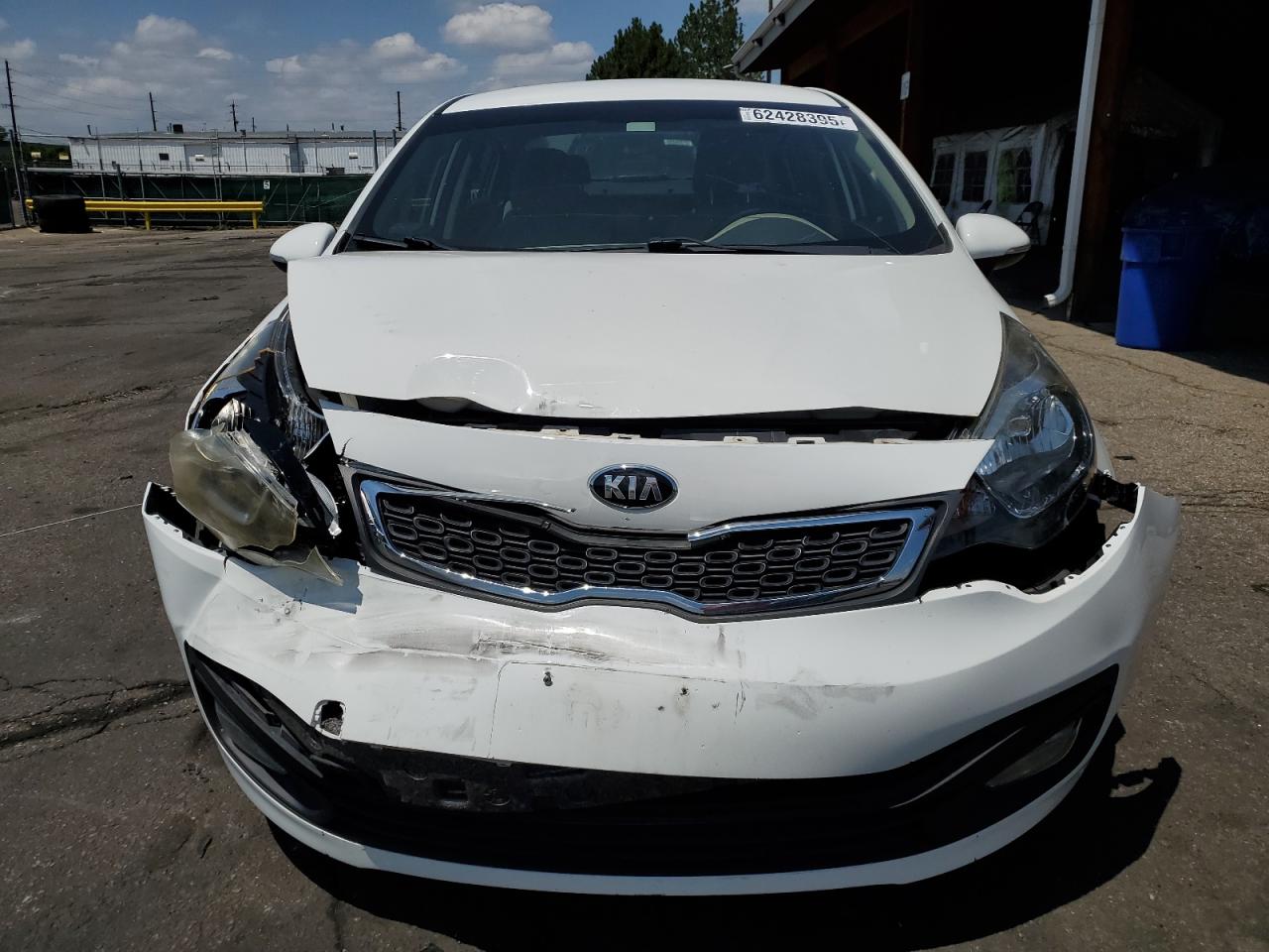2013 Kia Rio Ex White vin: KNADN4A3XD6229949