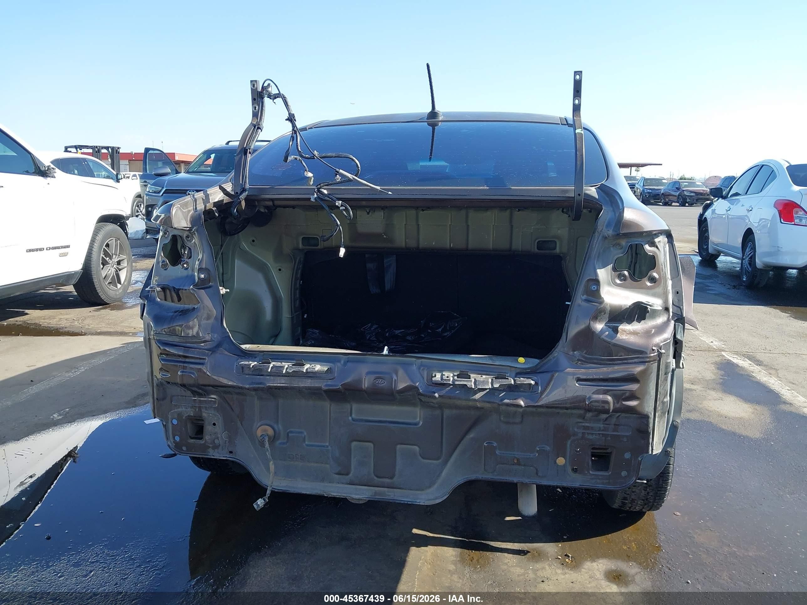 2013 Kia Rio Ex Brown vin: KNADN4A3XD6281310