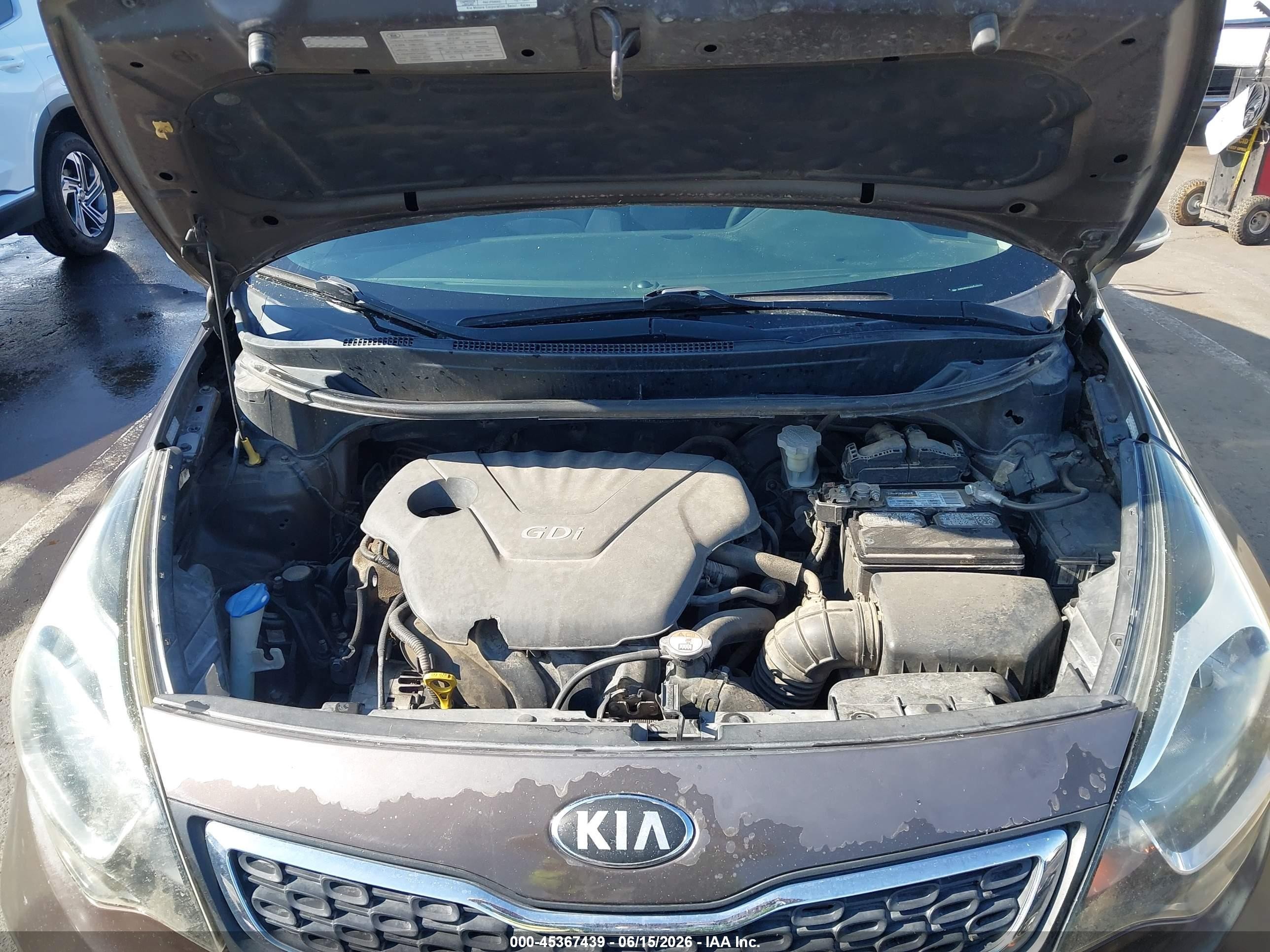 2013 Kia Rio Ex Brown vin: KNADN4A3XD6281310