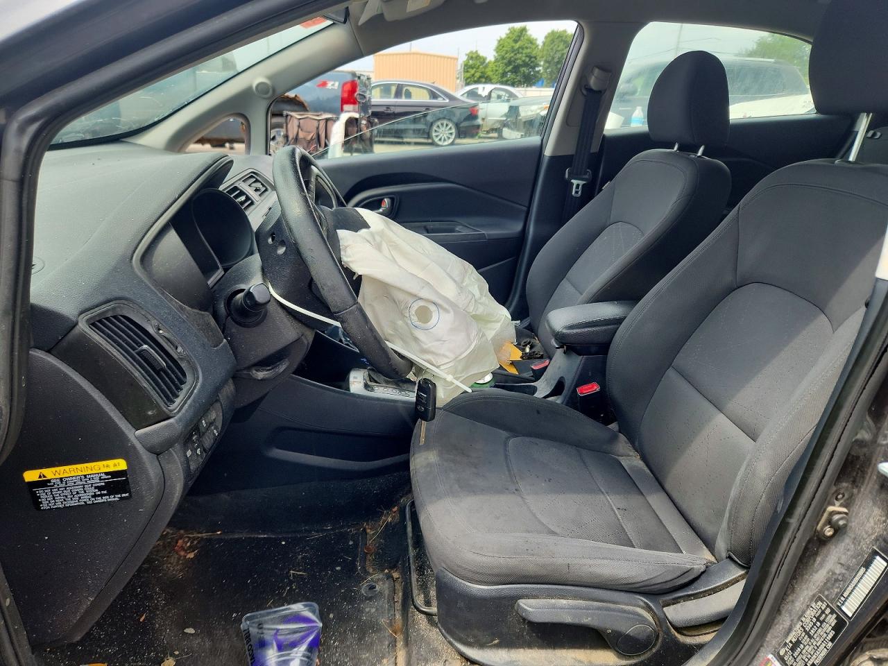 2013 Kia Rio 5-door Ex Gray vin: KNADN5A30D6119885
