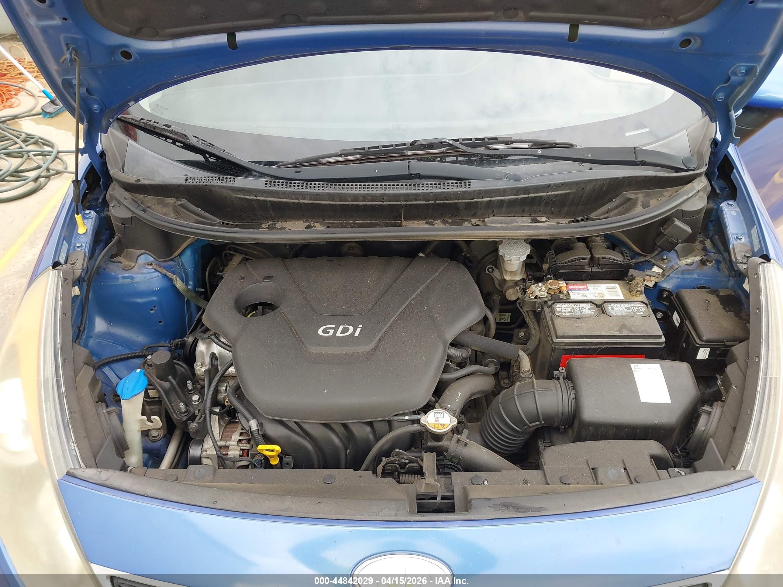2013 Kia Rio Sx Blue vin: KNADN5A30D6192237