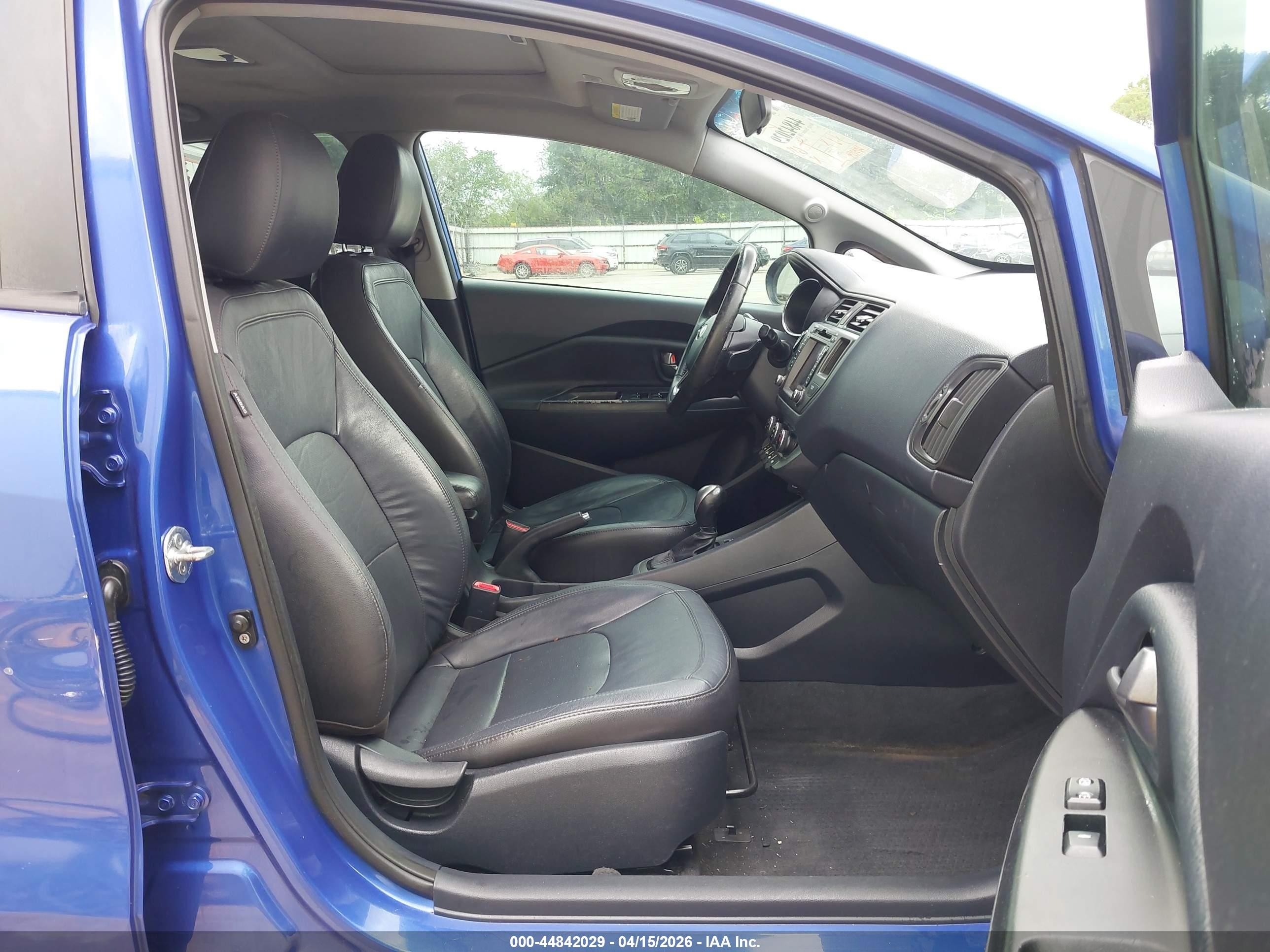 2013 Kia Rio Sx Blue vin: KNADN5A30D6192237