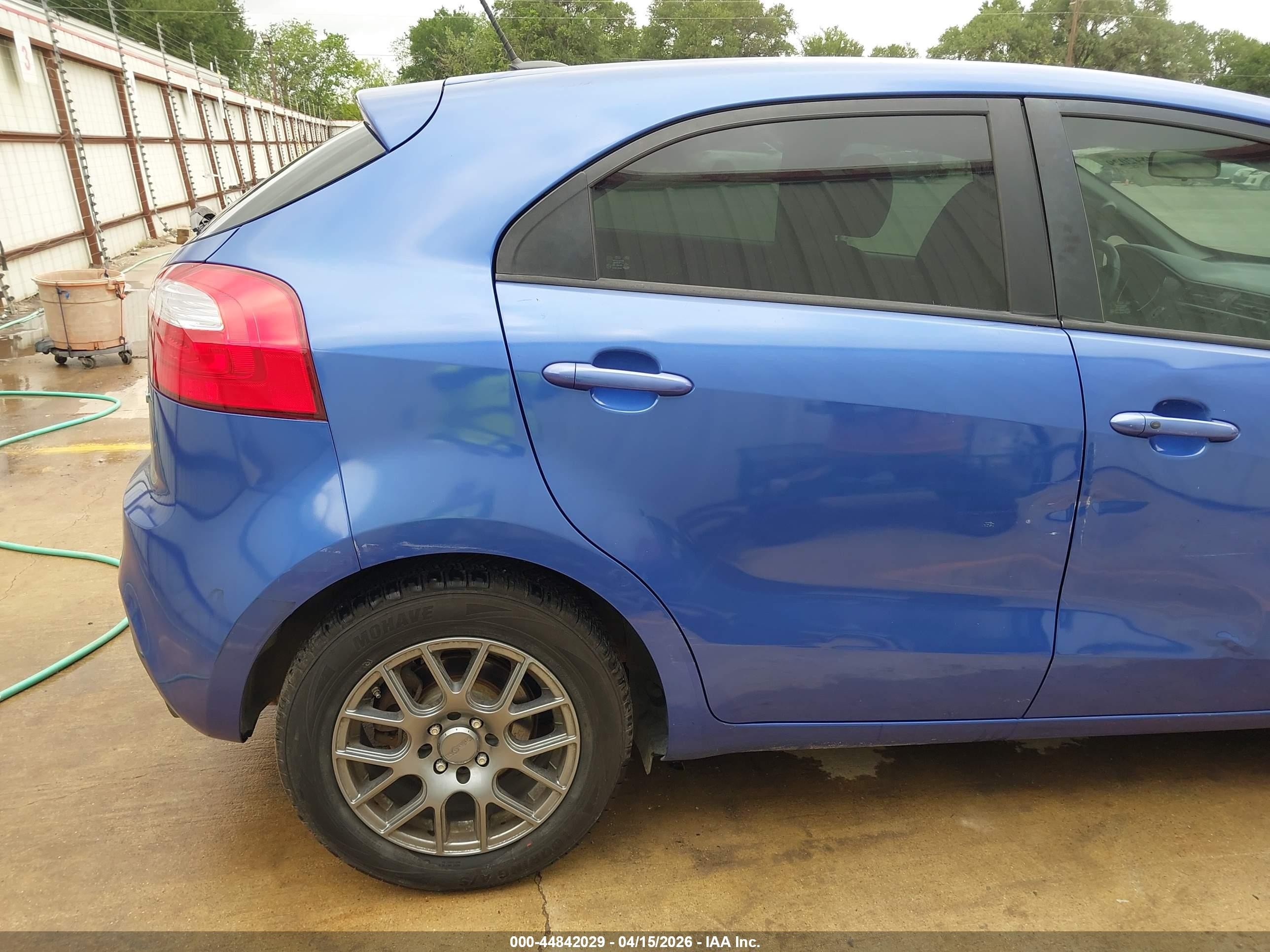 2013 Kia Rio Sx Blue vin: KNADN5A30D6192237