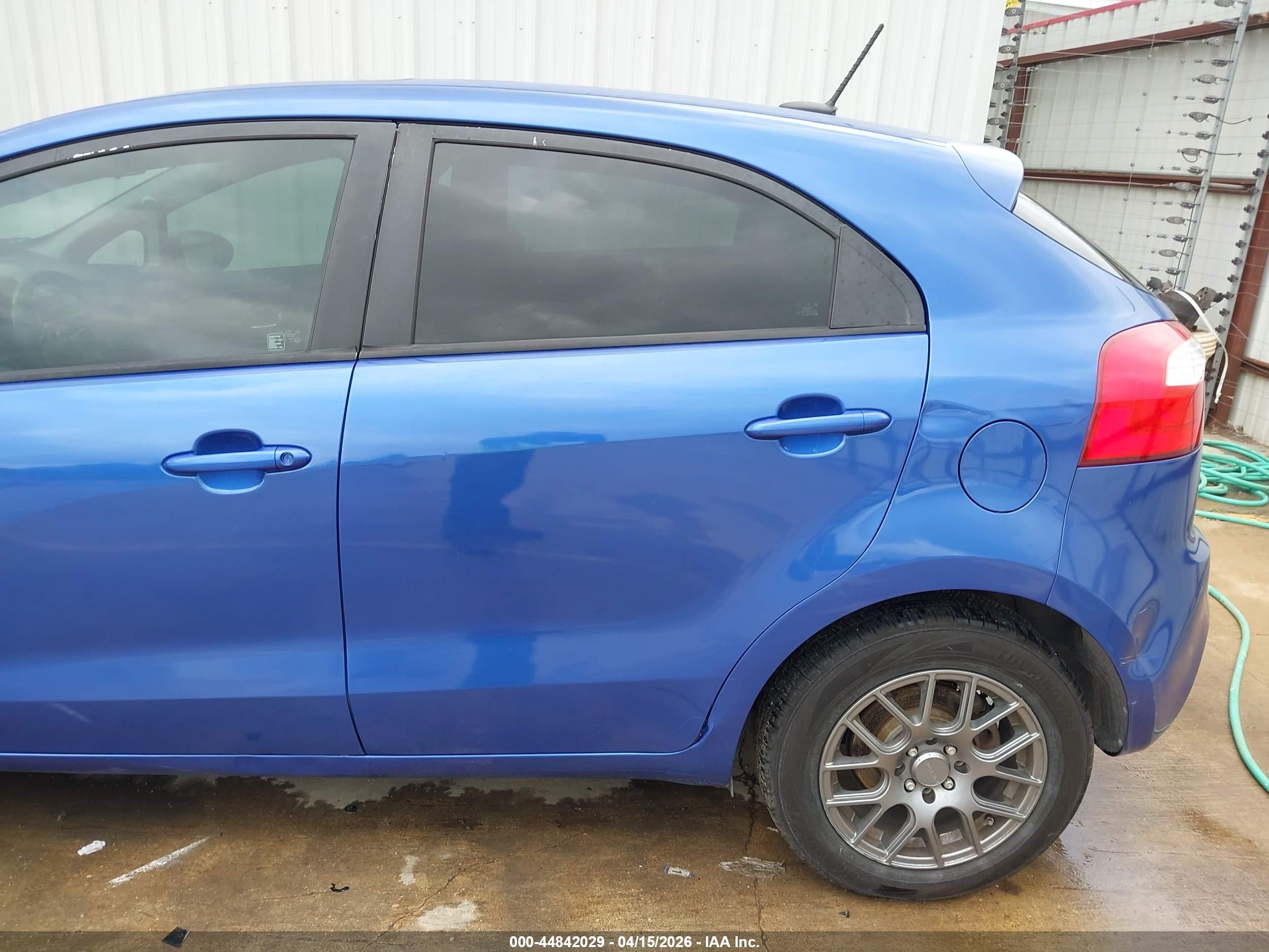 2013 Kia Rio Sx Blue vin: KNADN5A30D6192237