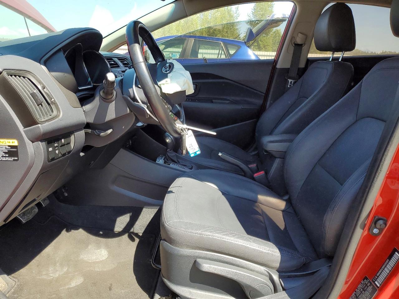 2014 Kia Rio Ex Red vin: KNADN5A30E6351811