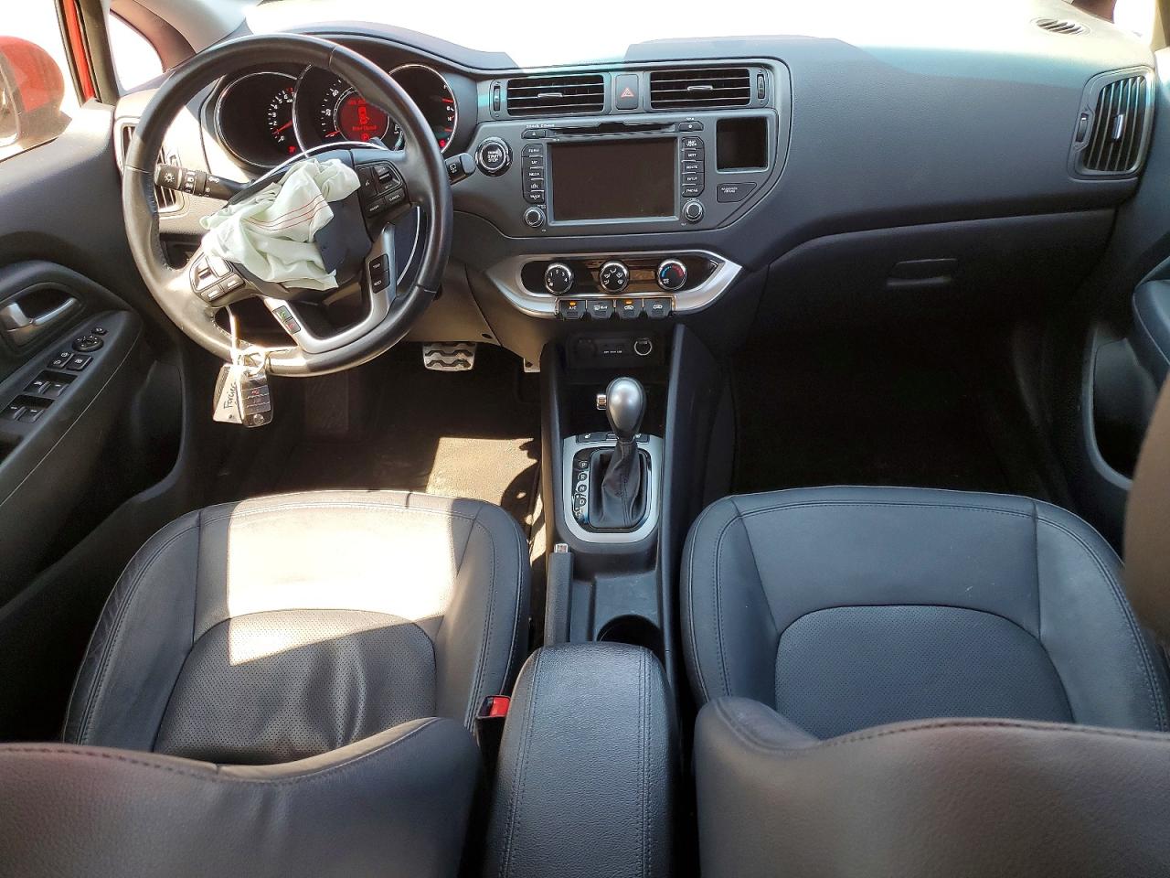 2014 Kia Rio Ex Red vin: KNADN5A30E6351811