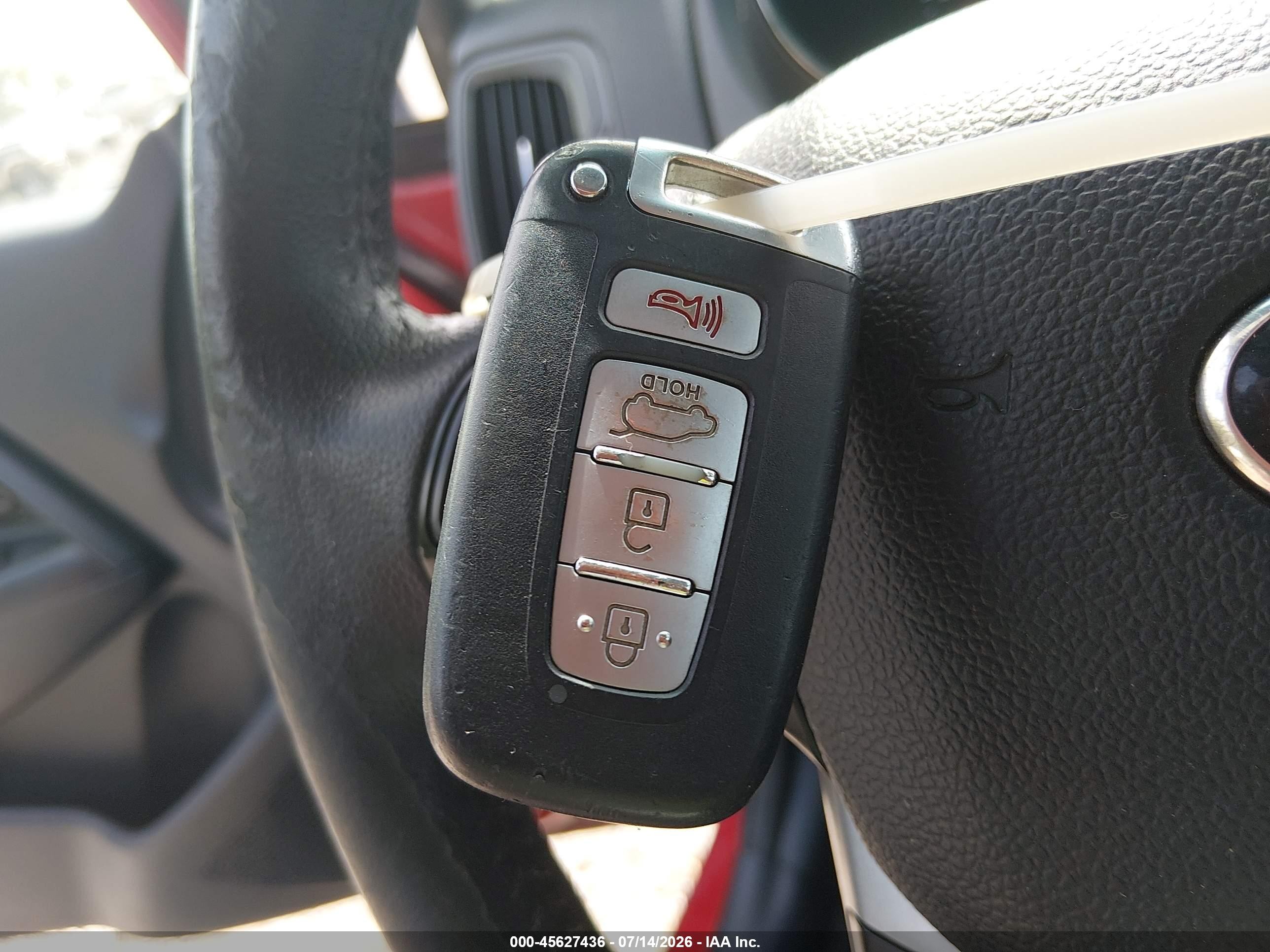 2013 Kia Rio Sx Красный vin: KNADN5A31D6159568