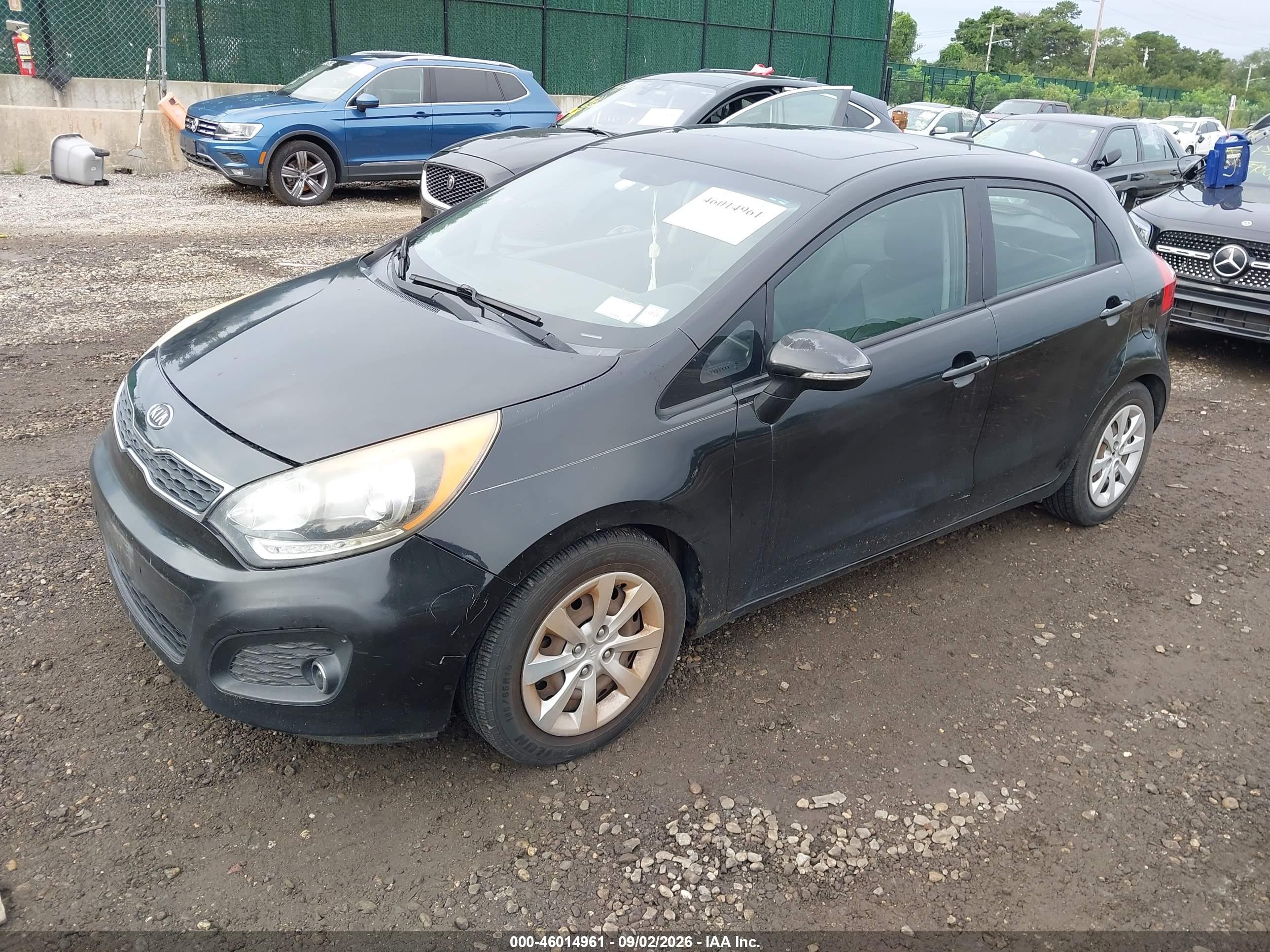 2012 Kia Rio5 Sx Black vin: KNADN5A32C6029202